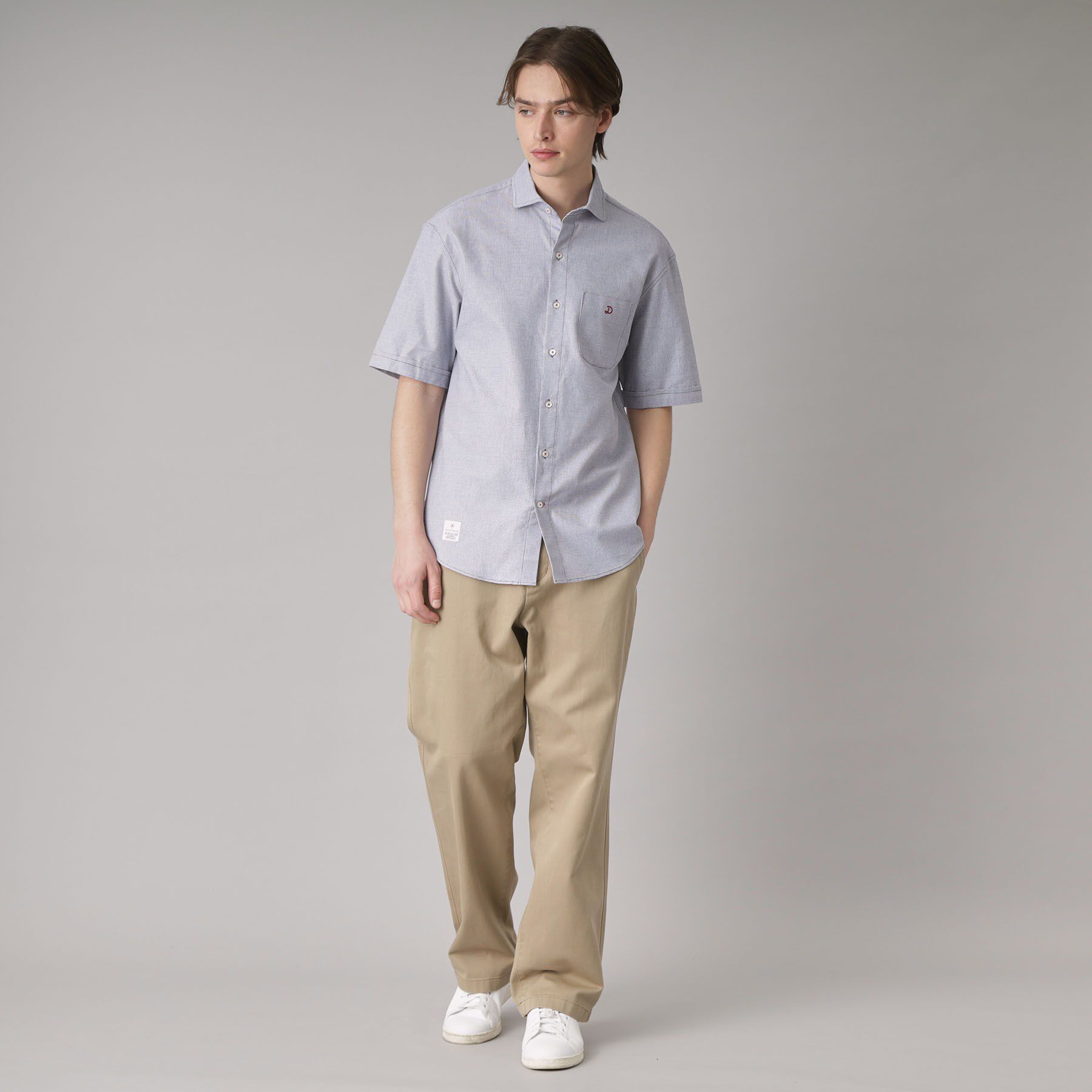 DRESSTERIOR「メッシュエアー ハーフスリーブシャツ」|シャツ・ブラウス|