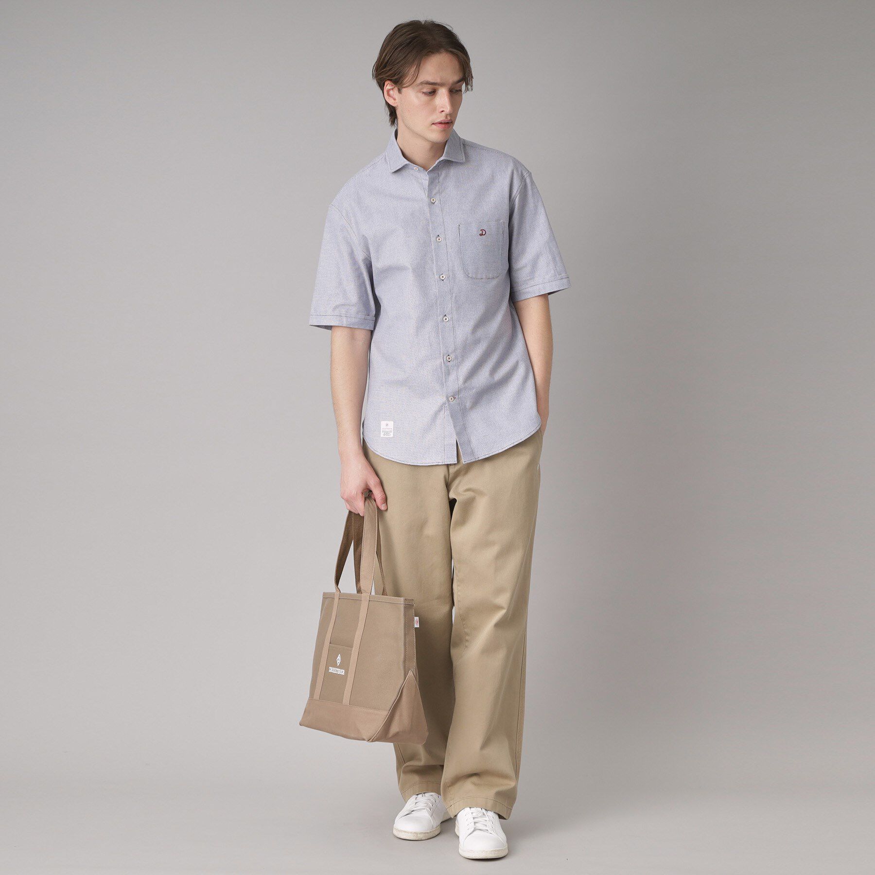 DRESSTERIOR「メッシュエアー ハーフスリーブシャツ」|シャツ・ブラウス|