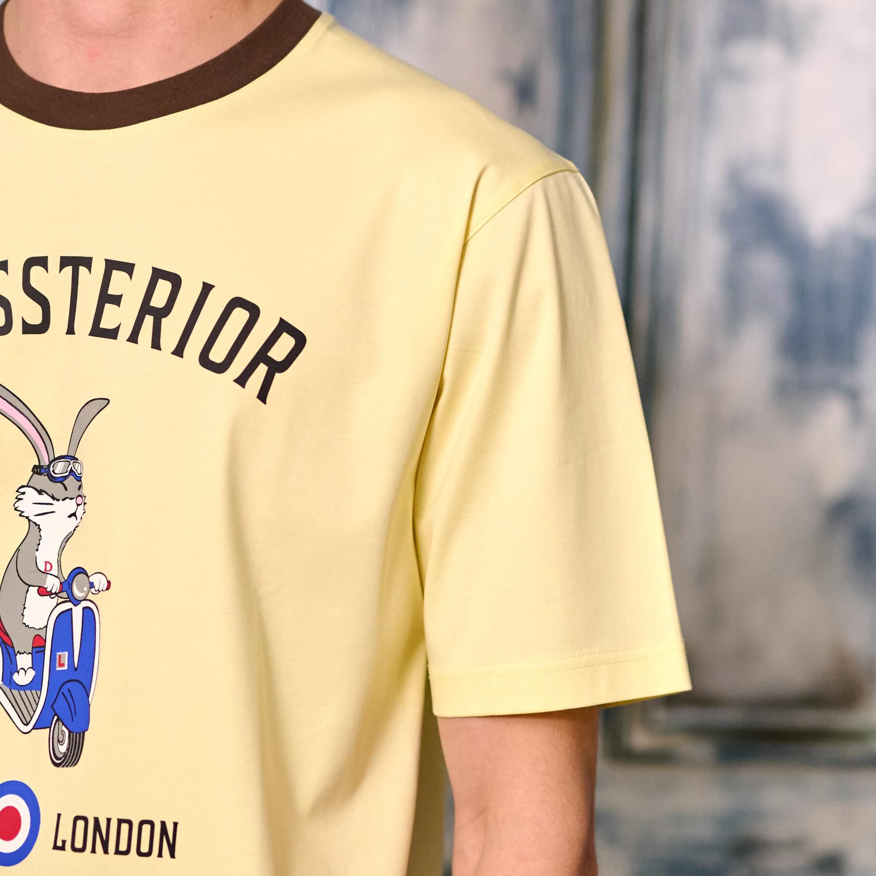 DRESSTERIOR「【接触冷感/抗菌防臭/消臭】ICE CLEAR COTTON ロンドンラビットTシャツ」|Tシャツ・カットソー|