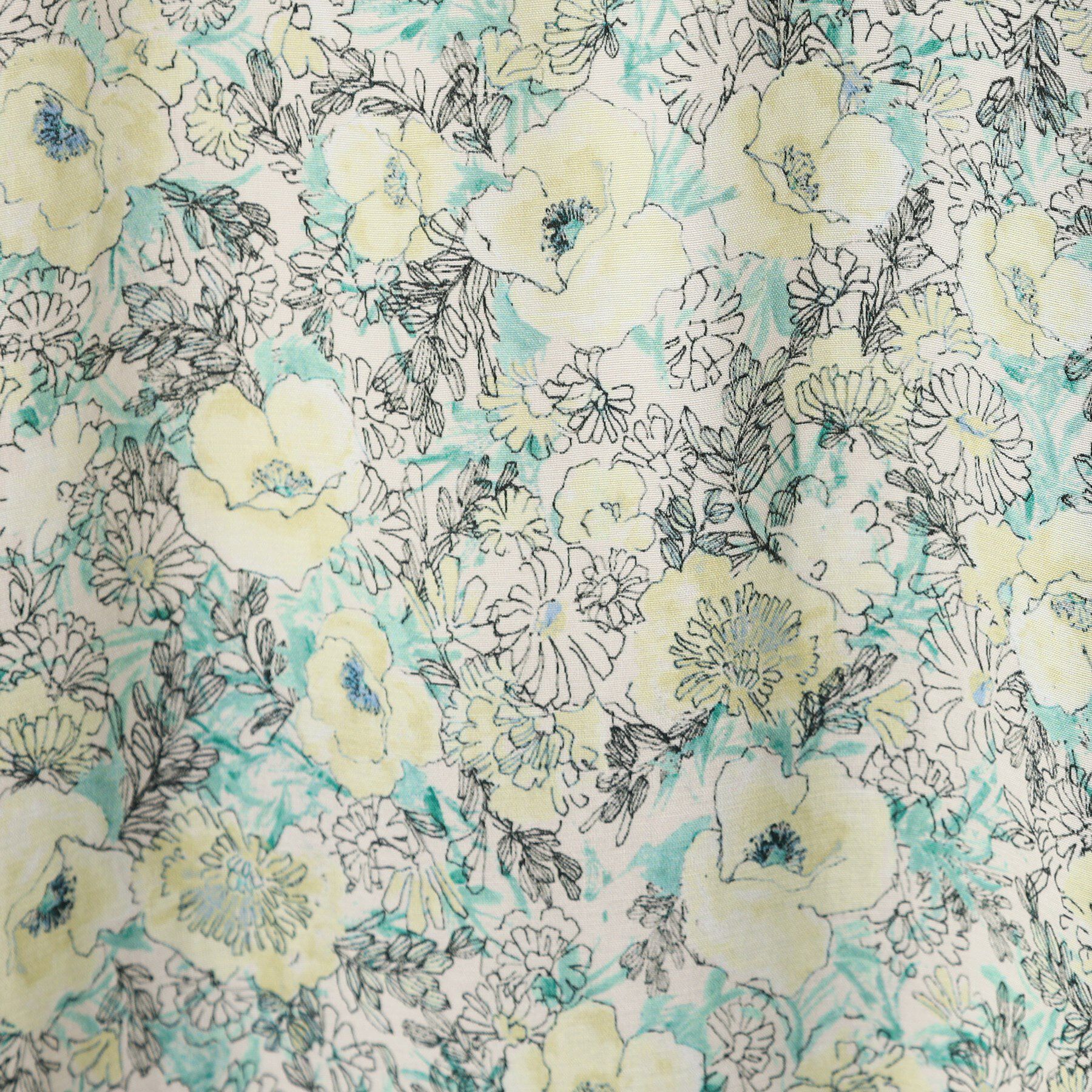 DRESSTERIOR「【着映え／花柄】フラワープリントボリュームスリーブブラウス」|シャツ・ブラウス|