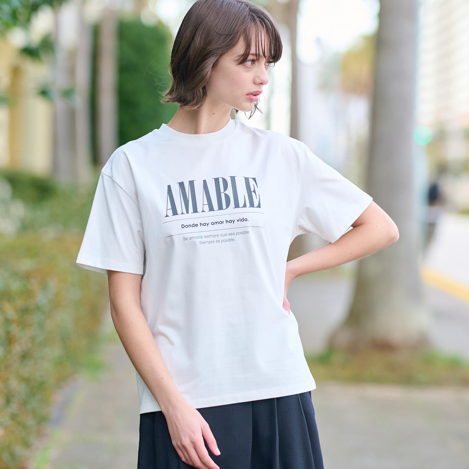 DRESSTERIOR「【接触冷感/UVカット】バックブリーズテックロゴTシャツ」|Tシャツ・カットソー|