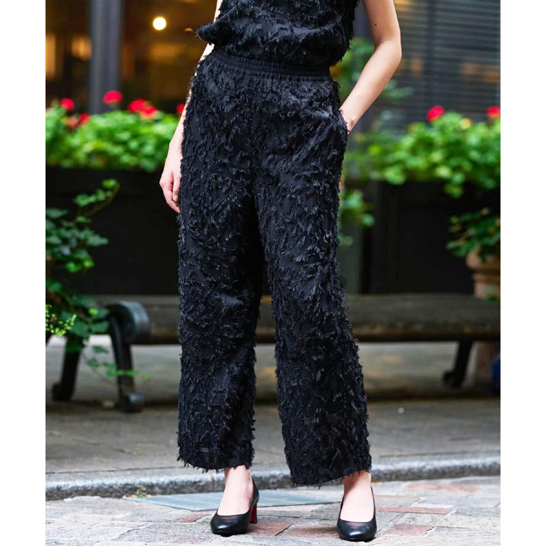 DRESSTERIOR「【セットアップ可/美人百花/美香さん着用】カットジャカードイージーパンツ」|その他|