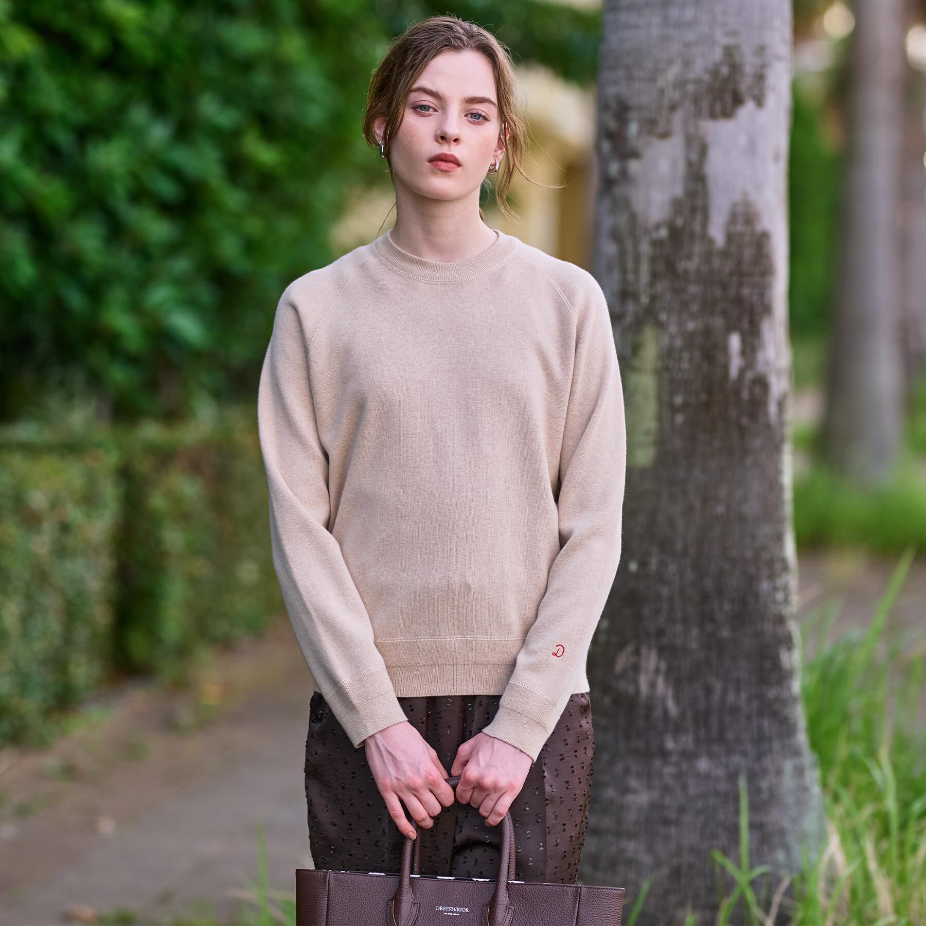 DRESSTERIOR「【洗える/7色展開】ウォッシャブルコットンカシミヤニット」|ニット・セーター|