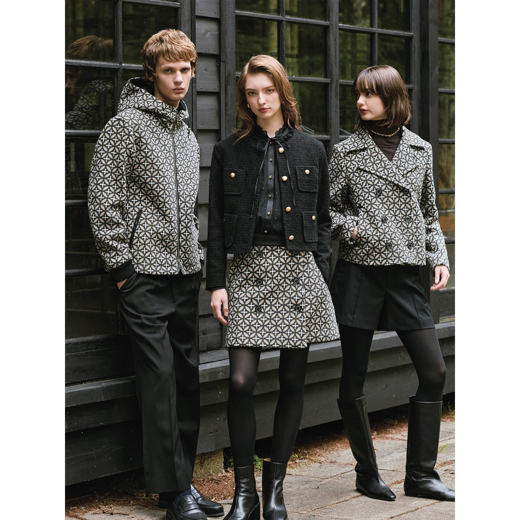 DRESSTERIOR「【洗える/シアー素材】フィルムドットブラウス」|シャツ・ブラウス|