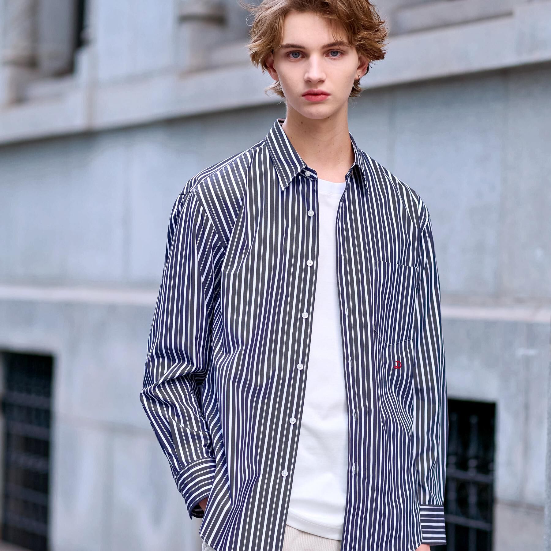 DRESSTERIOR「THOMAS MASON ストライプシャツ」|シャツ・ブラウス|