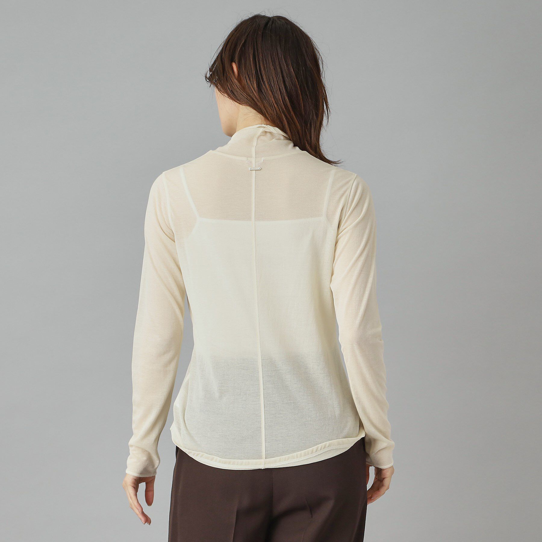 DRESSTERIOR「【シアー素材】シアータートルトップス」|Tシャツ・カットソー|