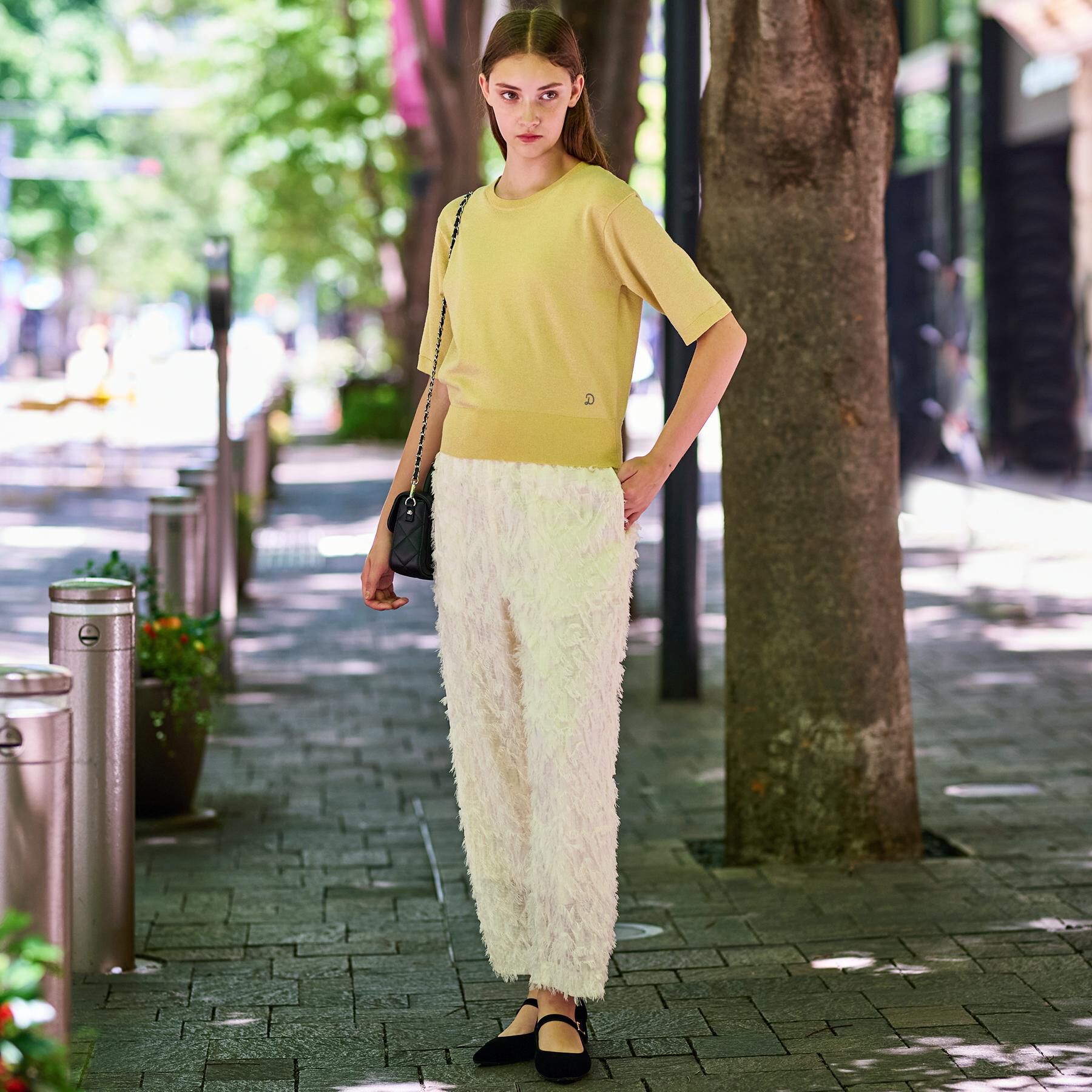 DRESSTERIOR「【洗える/きれいめ】ラメニットプルオーバー」|ニット・セーター|