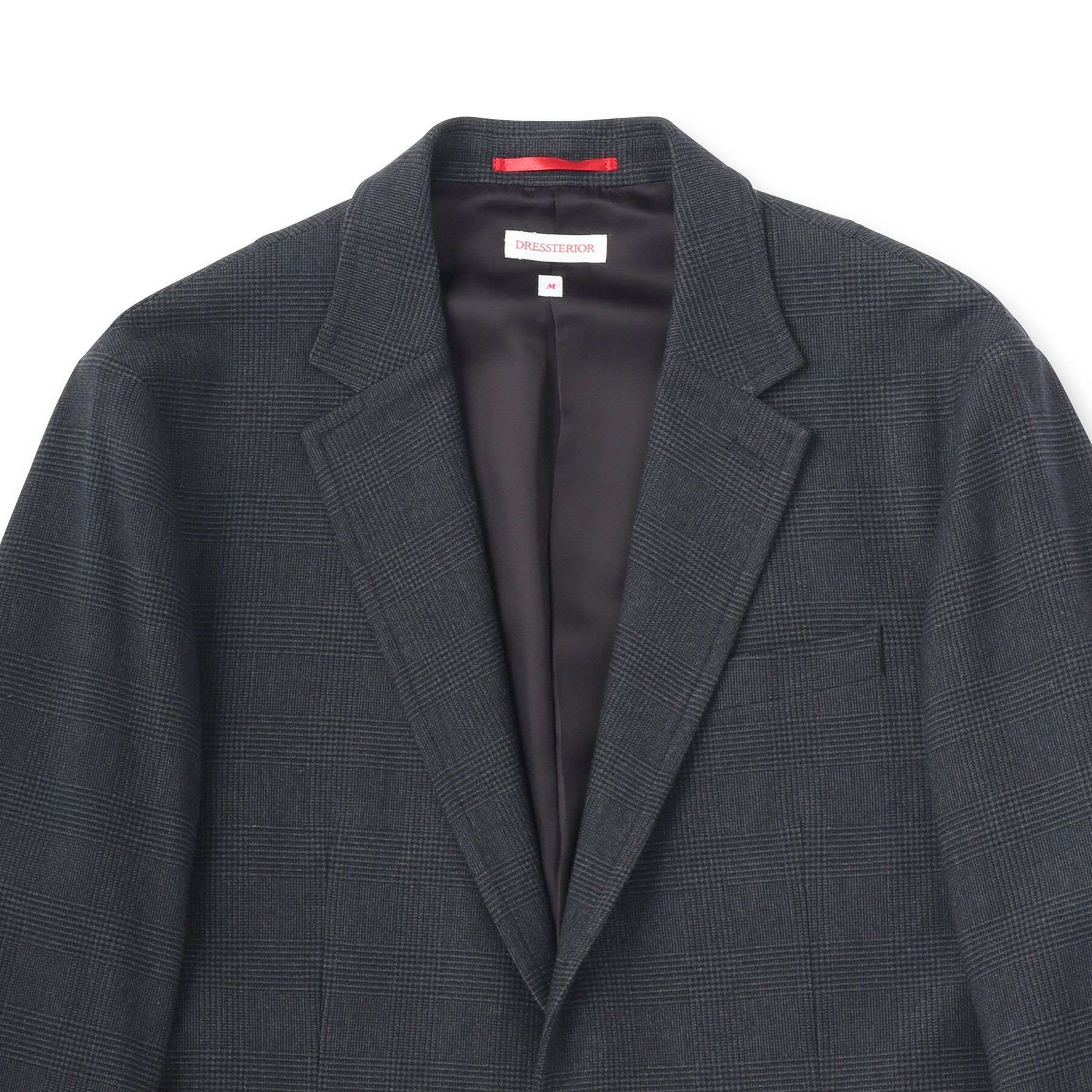 DRESSTERIOR「【セットアップ可】ストレッチソフトタッチ チェックジャケット」|テーラードジャケット|
