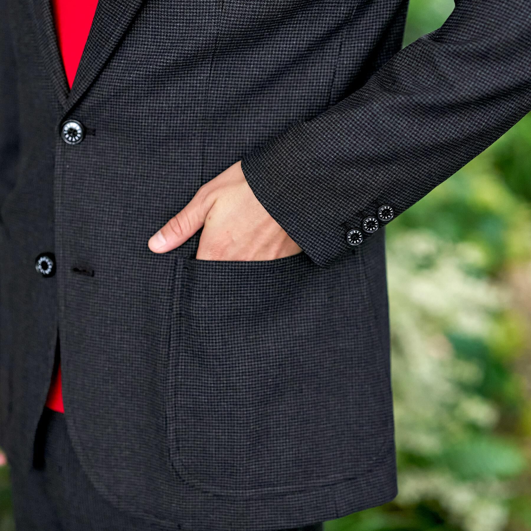 DRESSTERIOR「【セットアップ可】ストレッチソフトタッチ チェックジャケット」|テーラードジャケット|