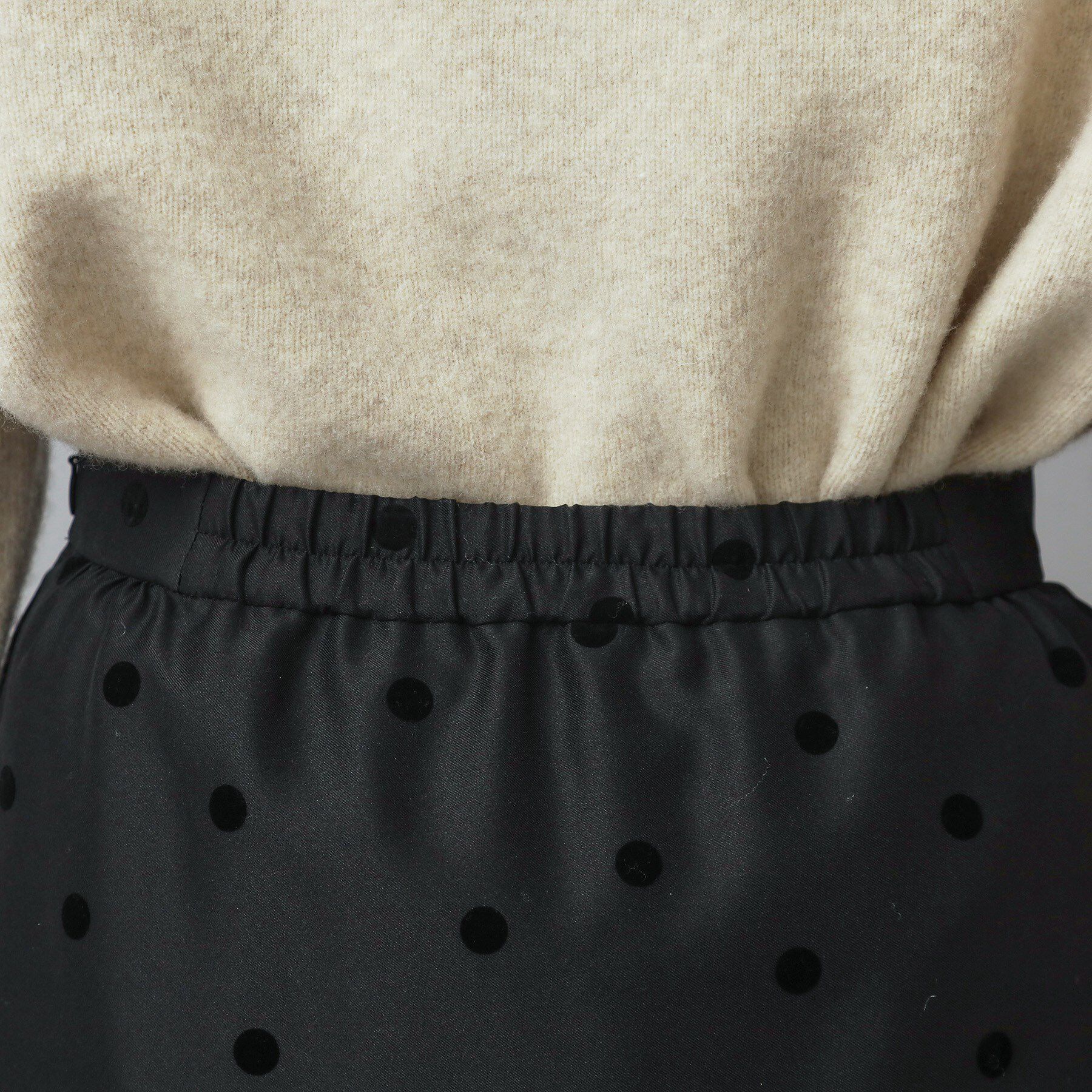 DRESSTERIOR「【CLASSY.掲載】フロッキードットスカート」|スカート|