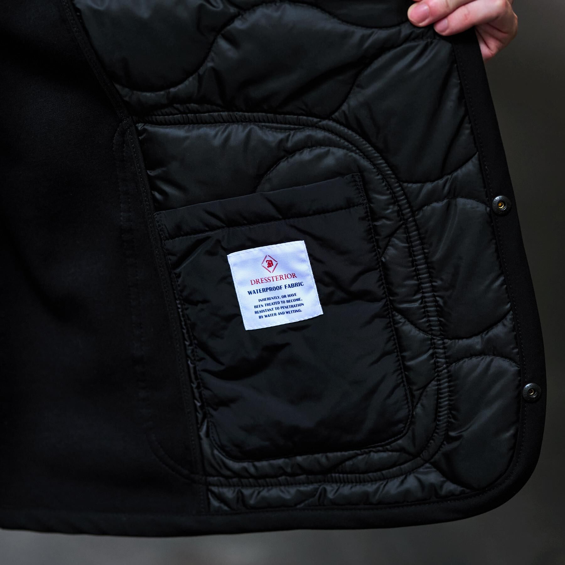 DRESSTERIOR「キルティング ライナージャケット」|ダウン|