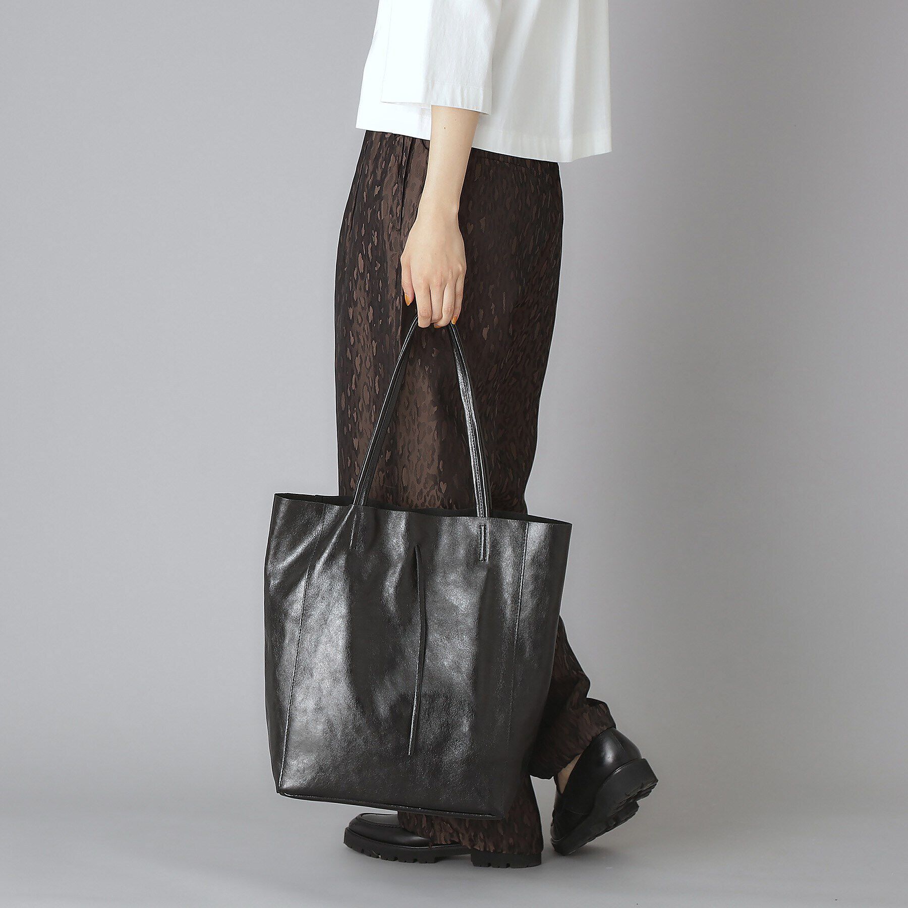 DRESSTERIOR「MILOS（ミロス）メタリックラミネートトートバッグ」|トートバッグ|