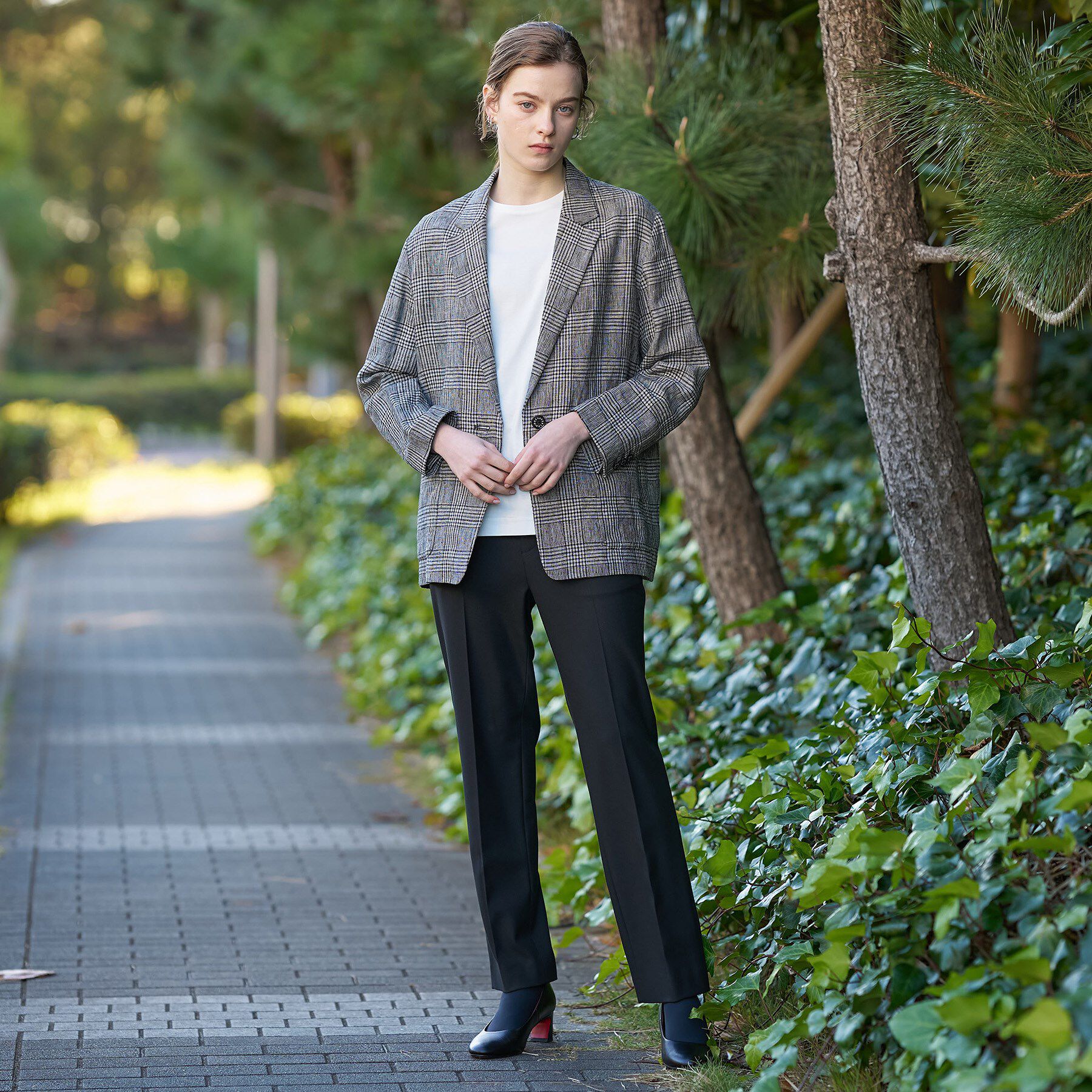 DRESSTERIOR「ウォッシャブルリネン ライトジャケット」|テーラードジャケット|