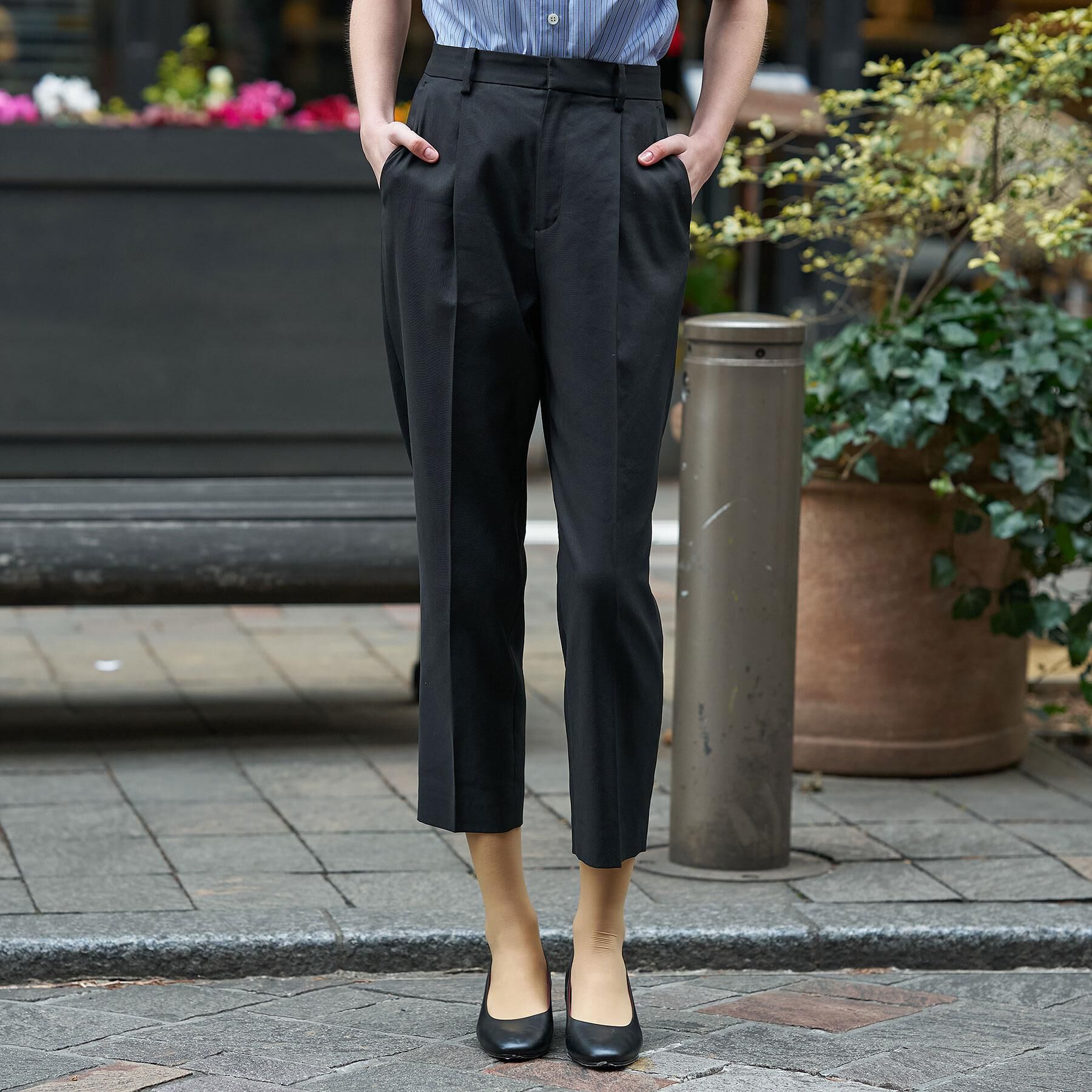 DRESSTERIOR「コットンリネン テーパードパンツ」|その他|