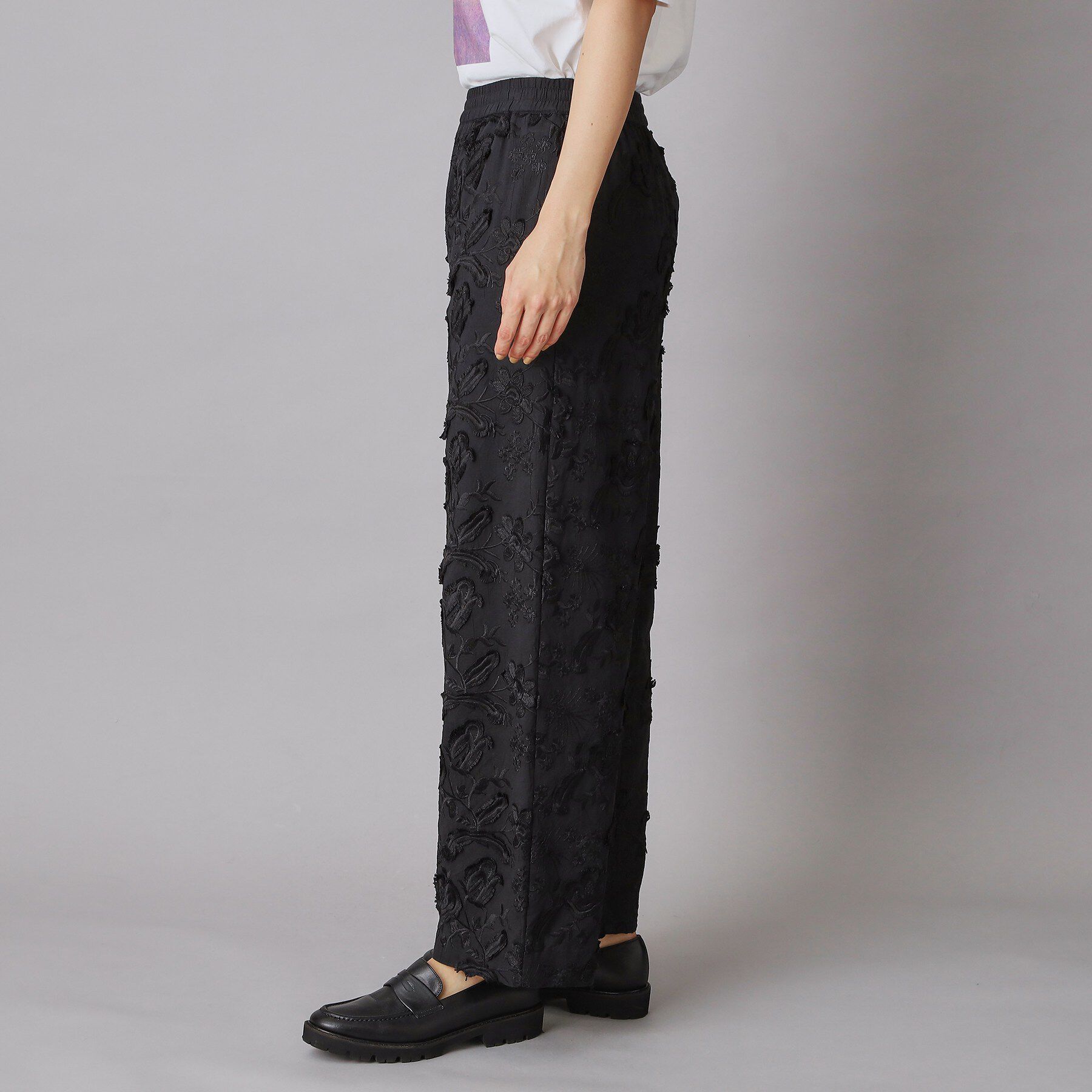 DRESSTERIOR「コットンエンブロイダリー イージーパンツ」|その他|