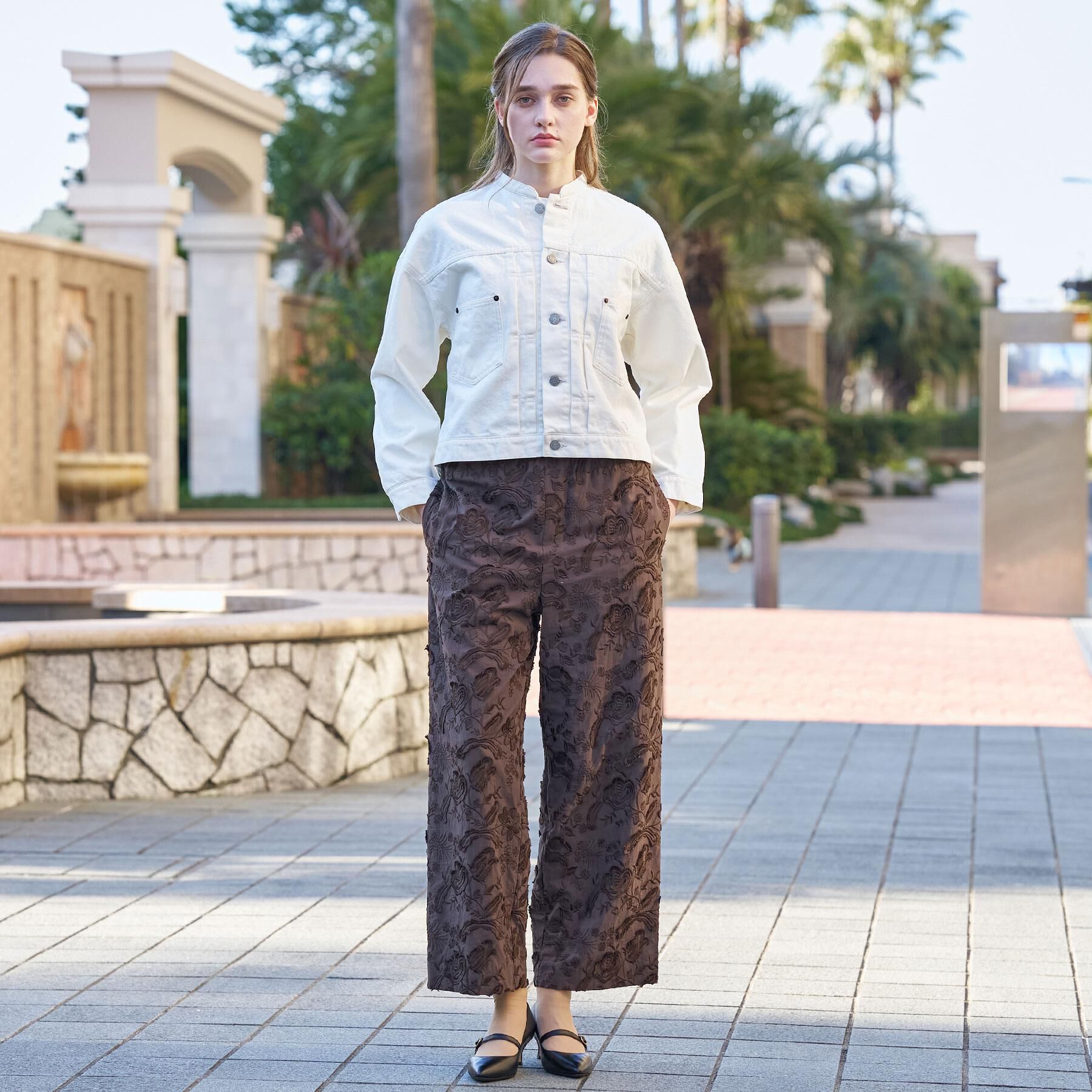 DRESSTERIOR「コットンエンブロイダリー イージーパンツ」|その他|