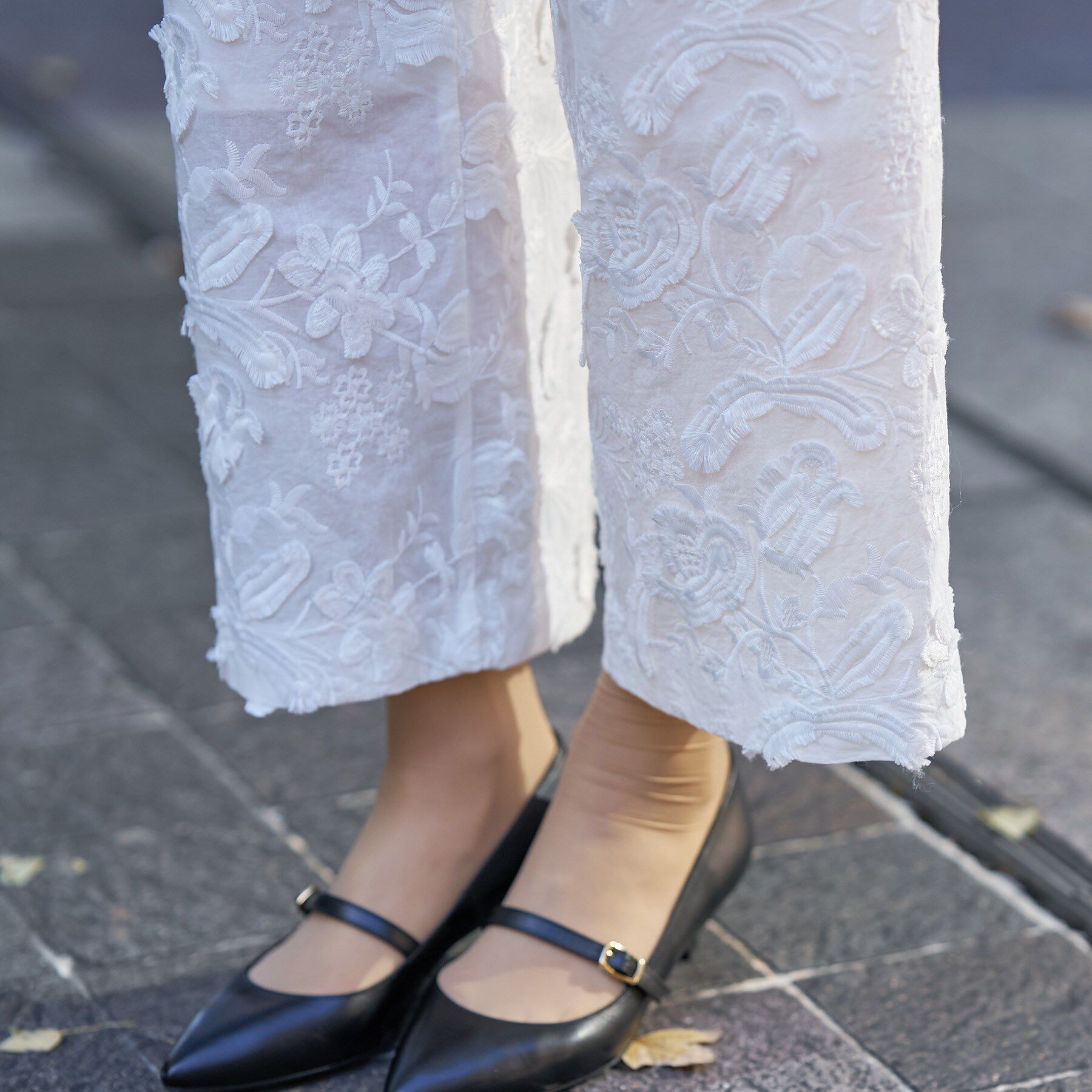 DRESSTERIOR「コットンエンブロイダリー イージーパンツ」|その他|