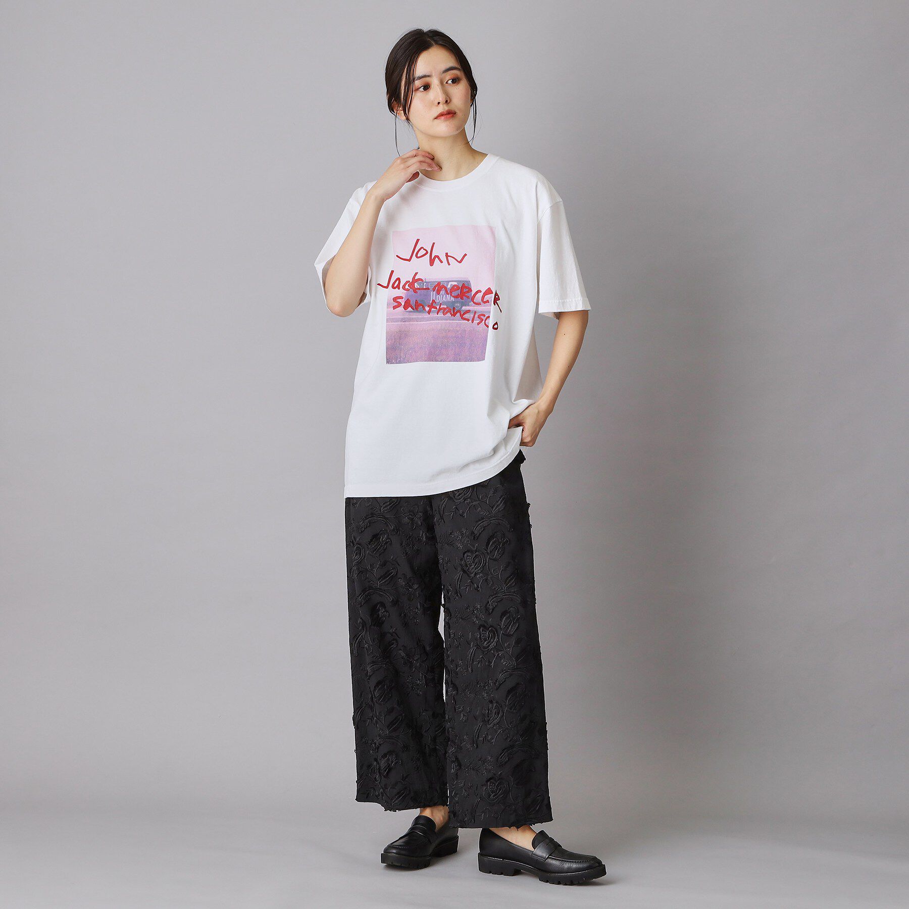 DRESSTERIOR「コットンエンブロイダリー イージーパンツ」|その他|