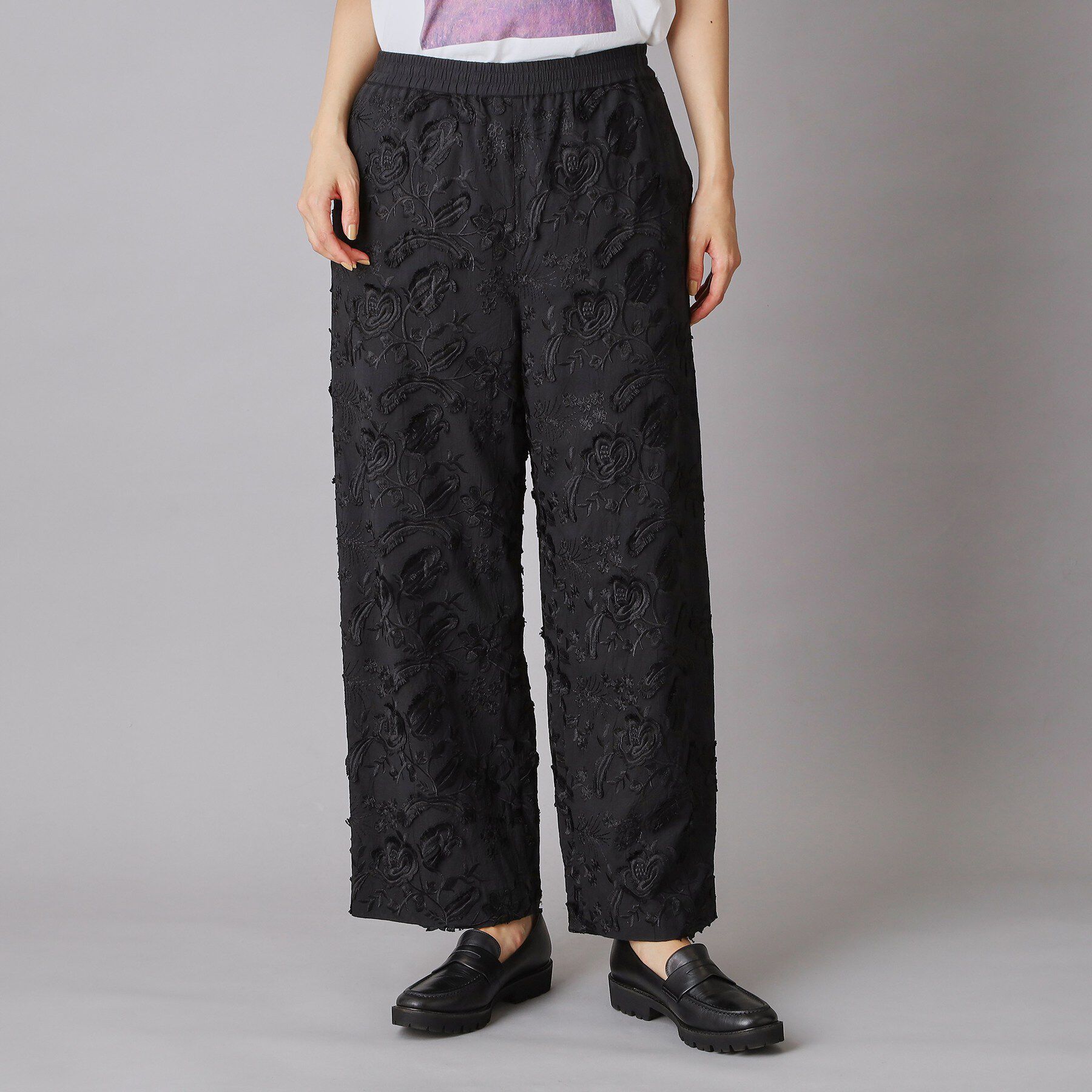 DRESSTERIOR「コットンエンブロイダリー イージーパンツ」|その他|