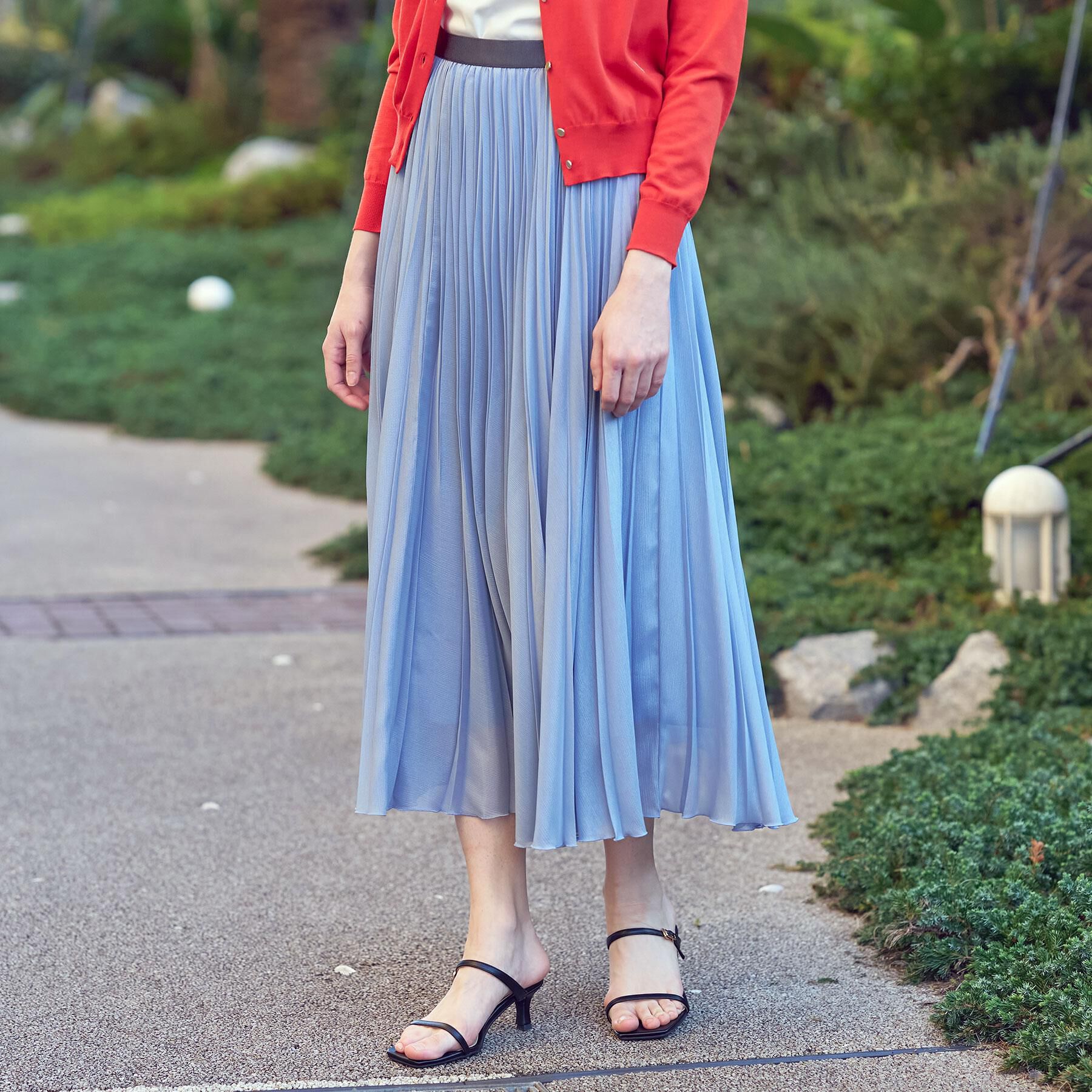 DRESSTERIOR「ウォッシャブルブライトシアープリーツスカート」|スカート|