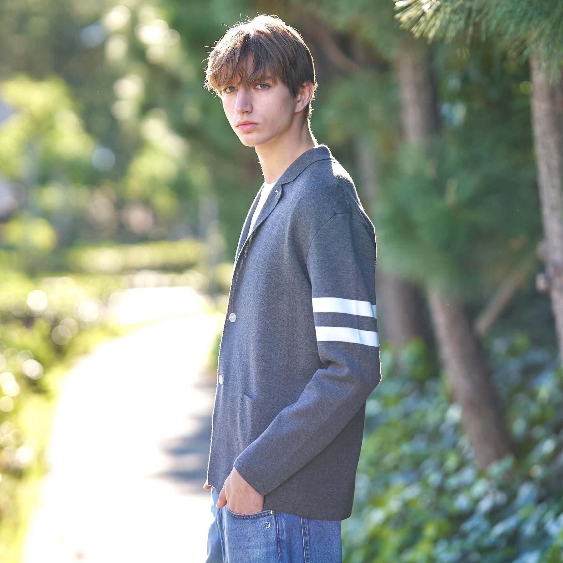 DRESSTERIOR「【ウォッシャブル】スプリング ニットジャケット」|カーディガン|