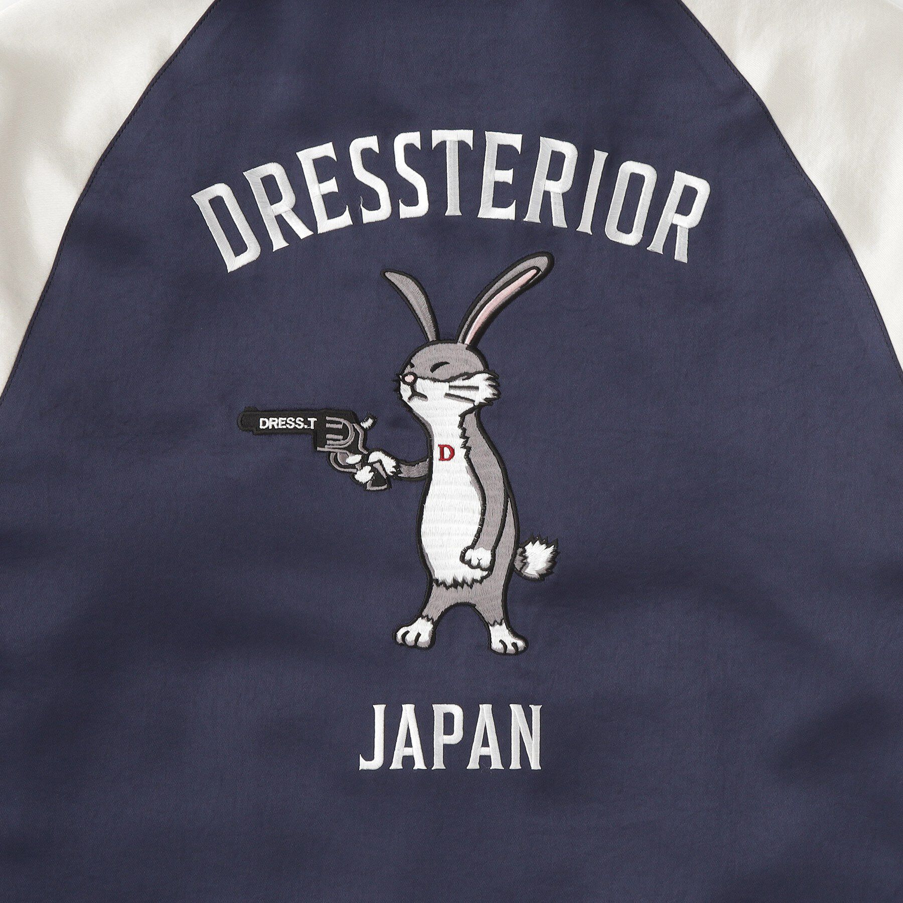 DRESSTERIOR「【MonoMax4月号掲載】ピストルラビット スカジャン」|ブルゾン・スタジャン|