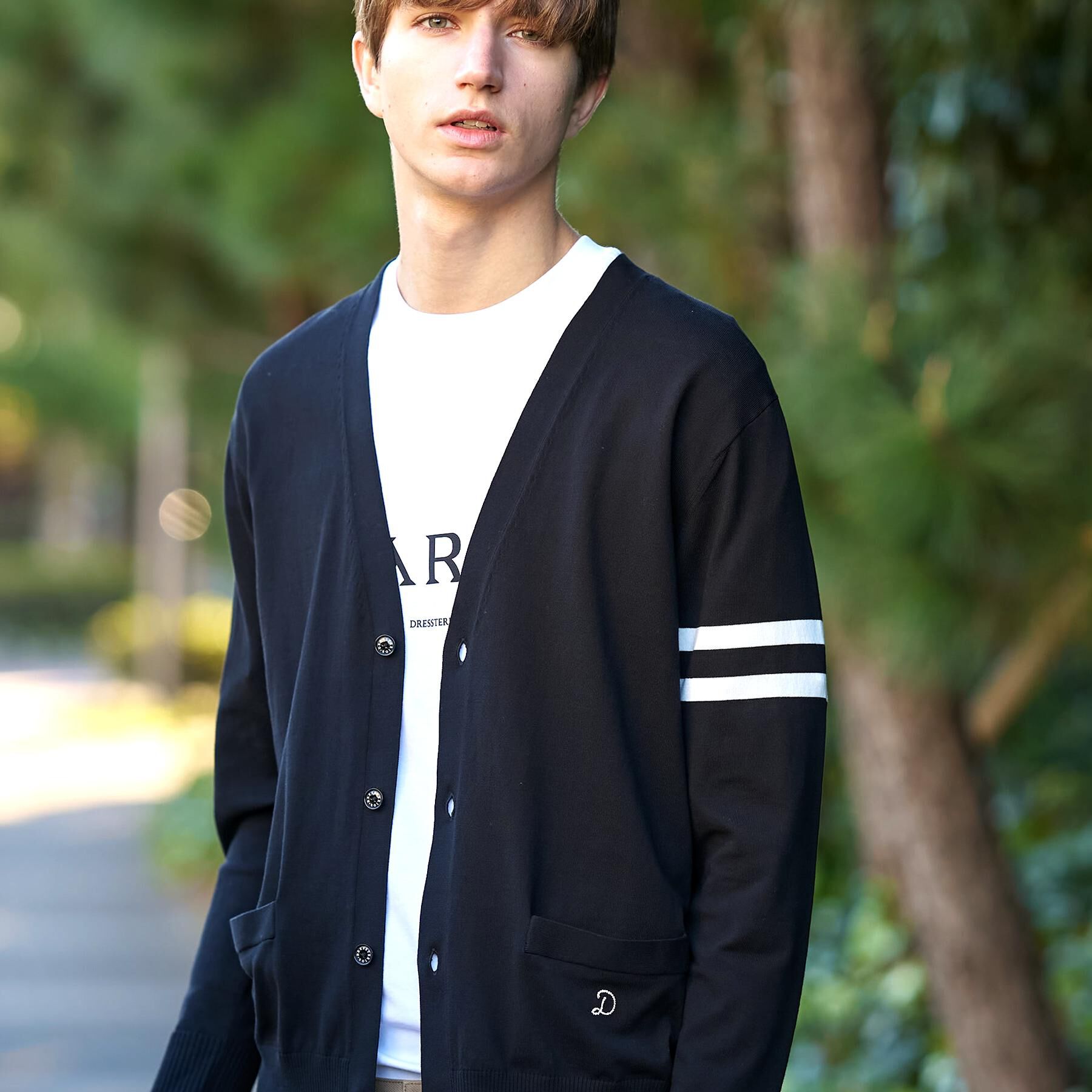 DRESSTERIOR「【ウォッシャブル】コットンシルク ニットカーディガン」|カーディガン|