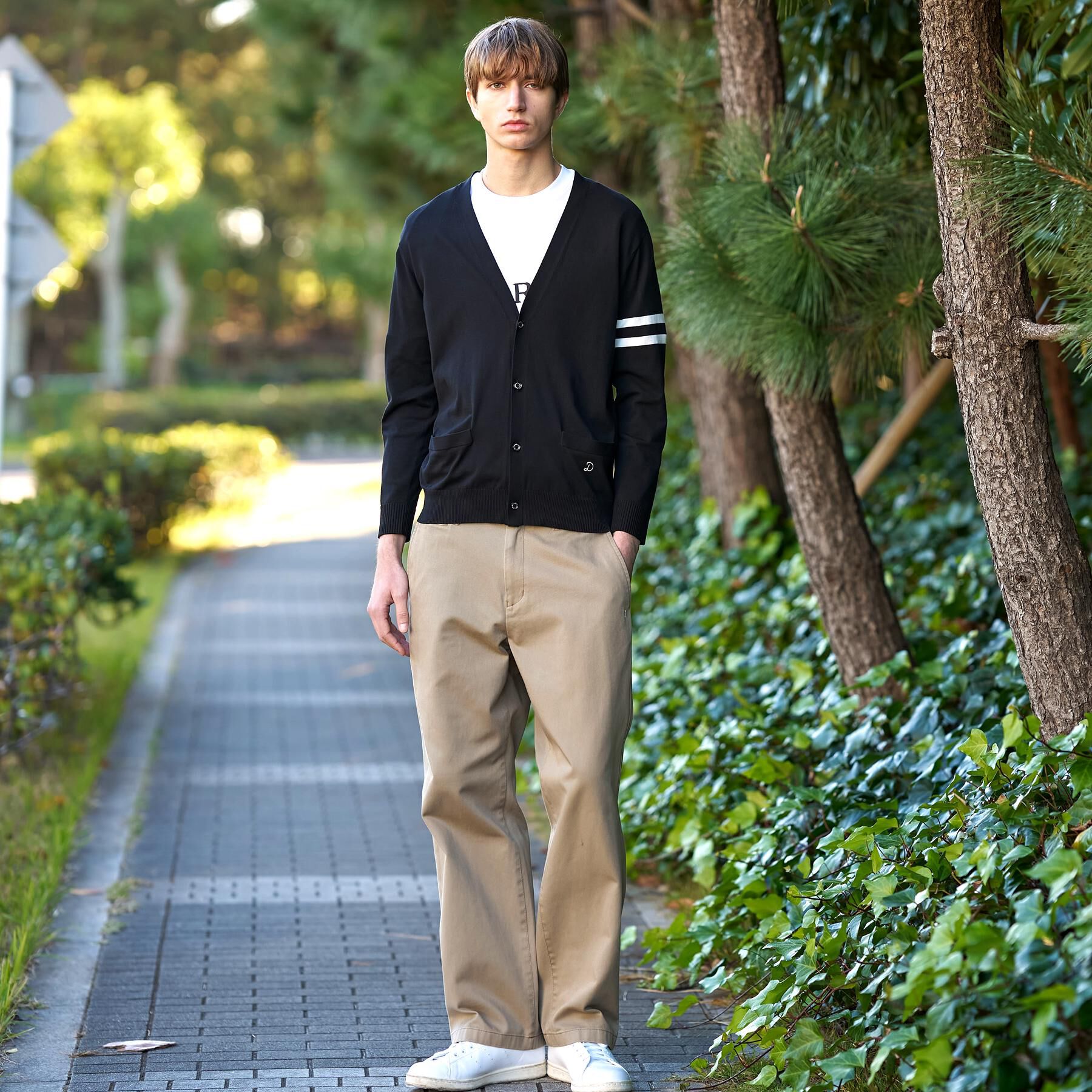 DRESSTERIOR「【ウォッシャブル】コットンシルク ニットカーディガン」|カーディガン|