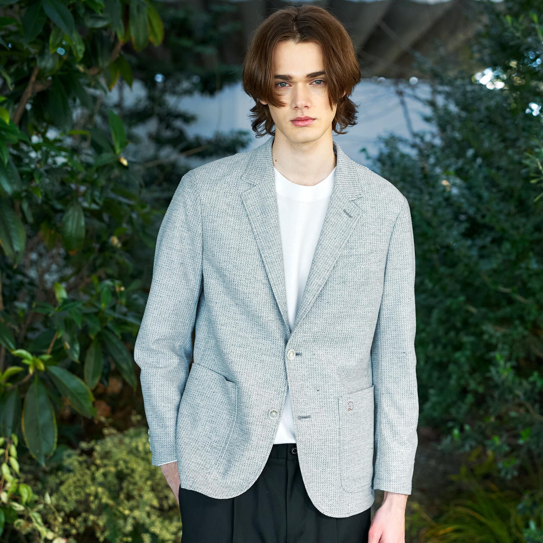 DRESSTERIOR「【Safari5月号掲載】鹿の子 コンフォータブルジャケット」|テーラードジャケット|