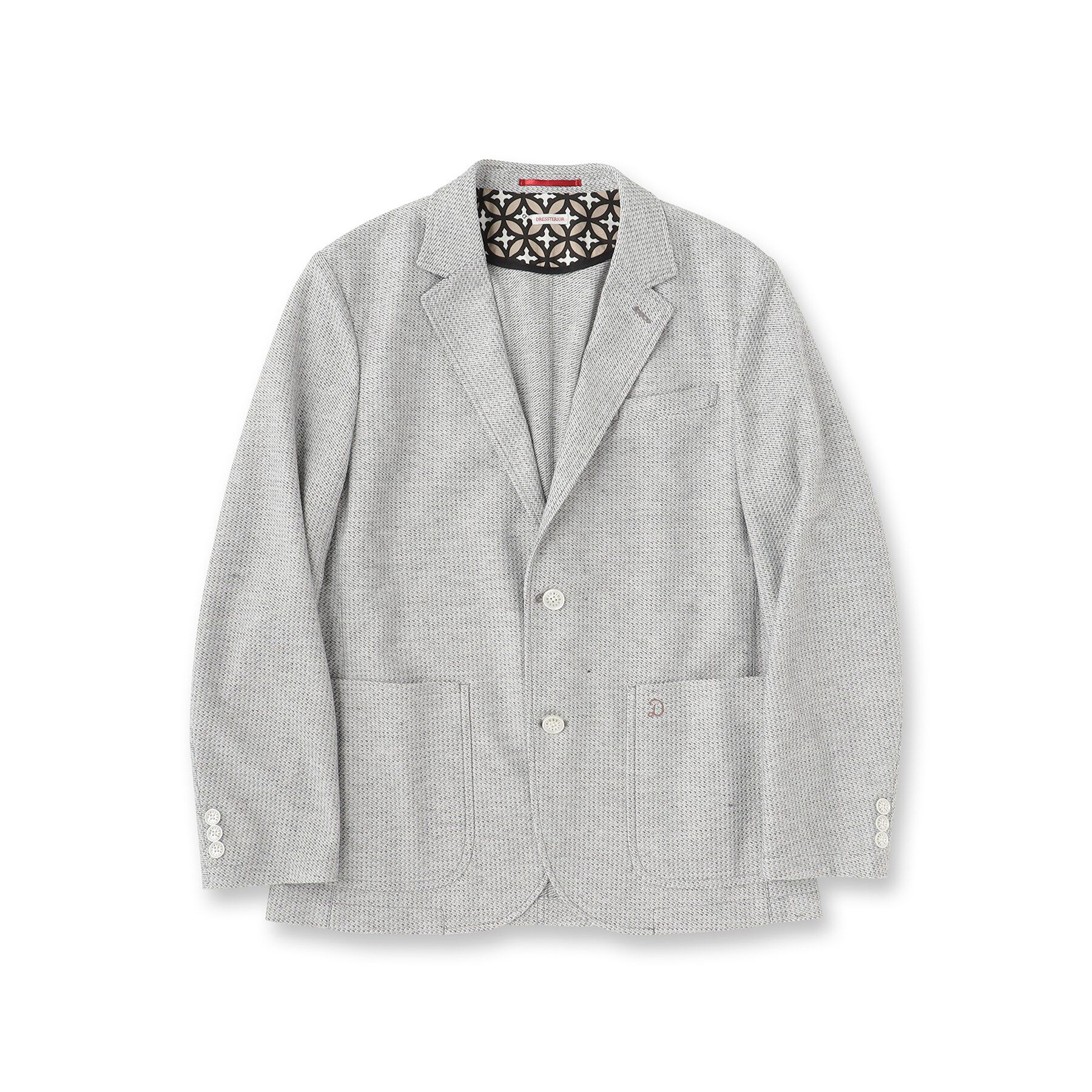 DRESSTERIOR「【Safari5月号掲載】鹿の子 コンフォータブルジャケット」|テーラードジャケット|