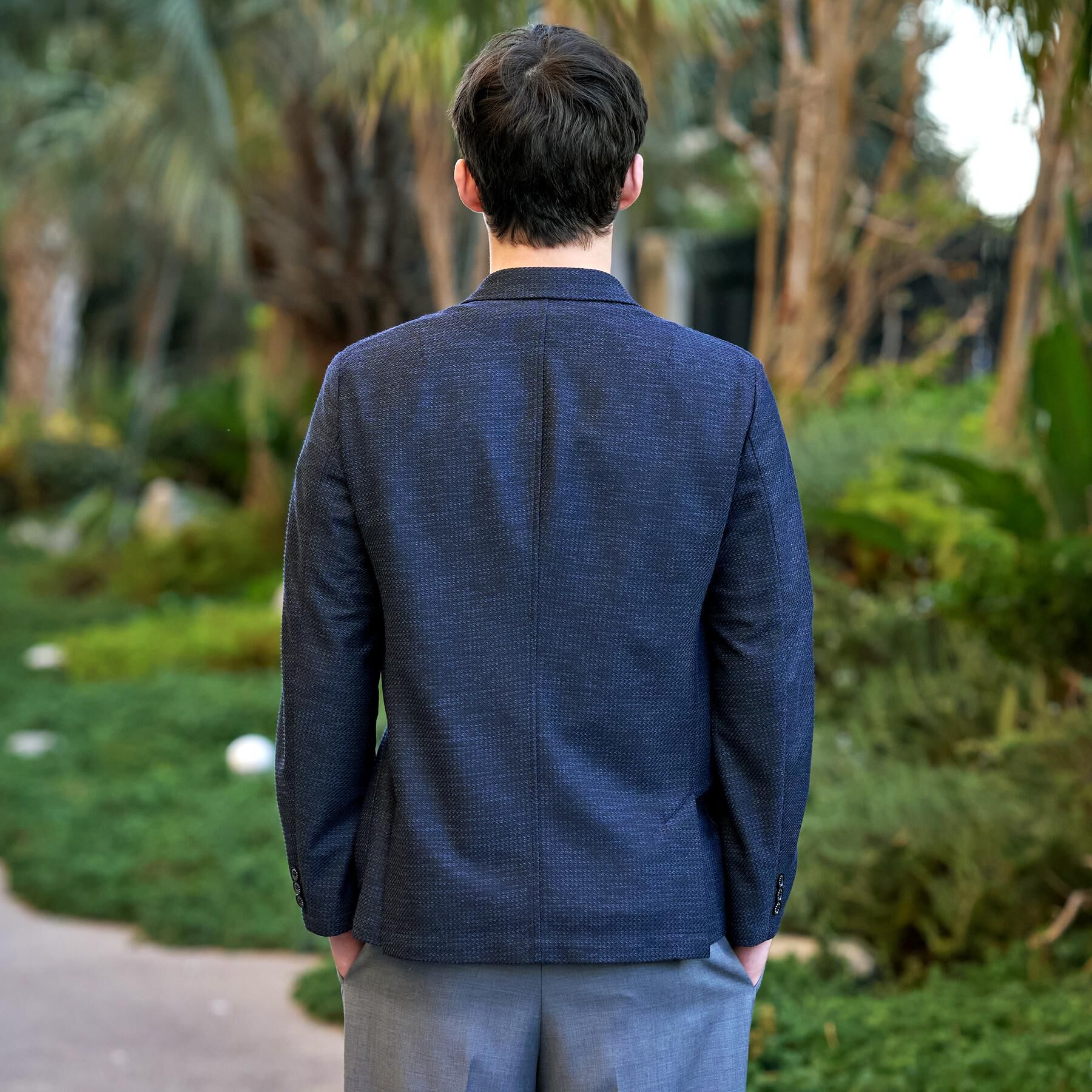 DRESSTERIOR「【Safari5月号掲載】鹿の子 コンフォータブルジャケット」|テーラードジャケット|