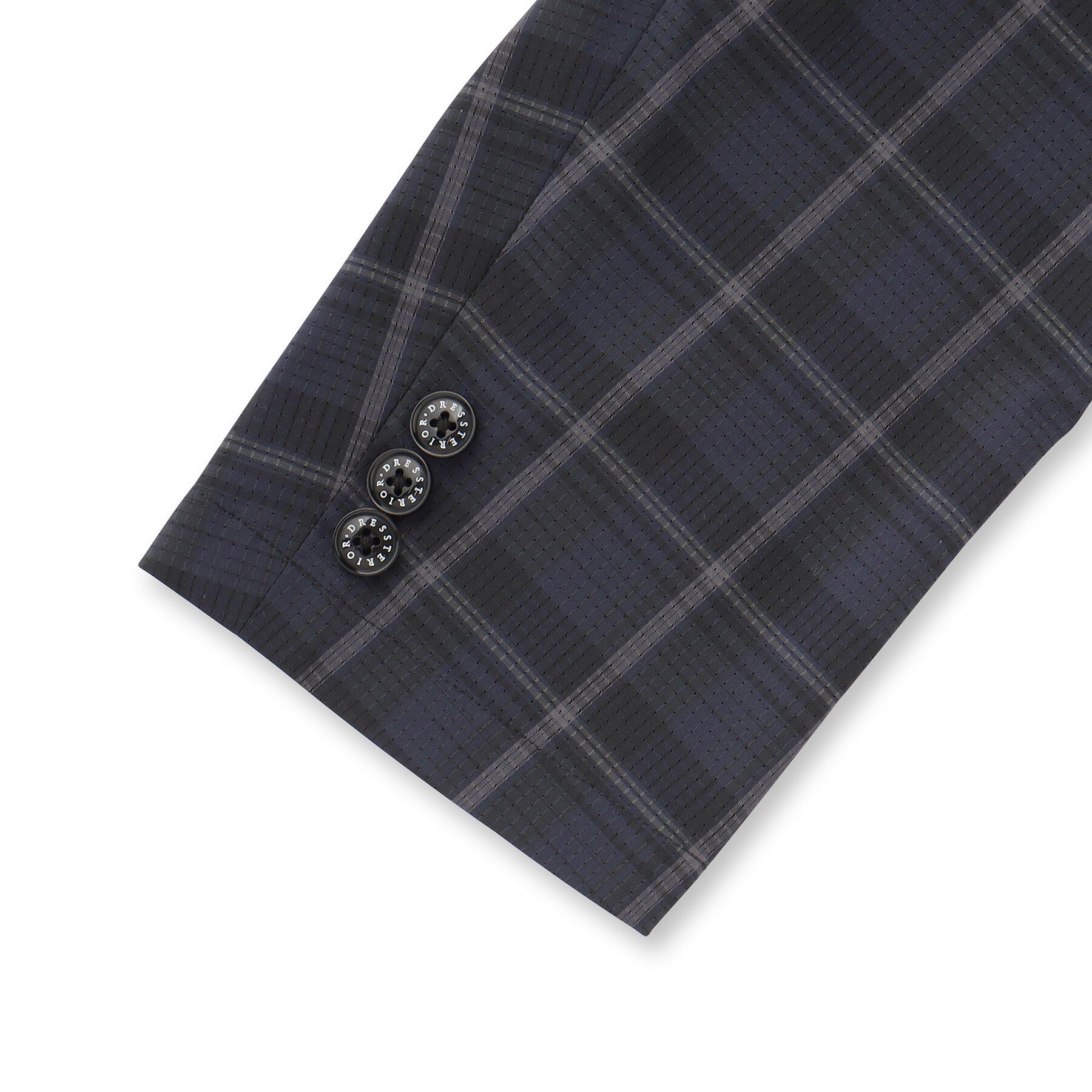 DRESSTERIOR「【セットアップ可】DotAir チェックジャケット」|テーラードジャケット|