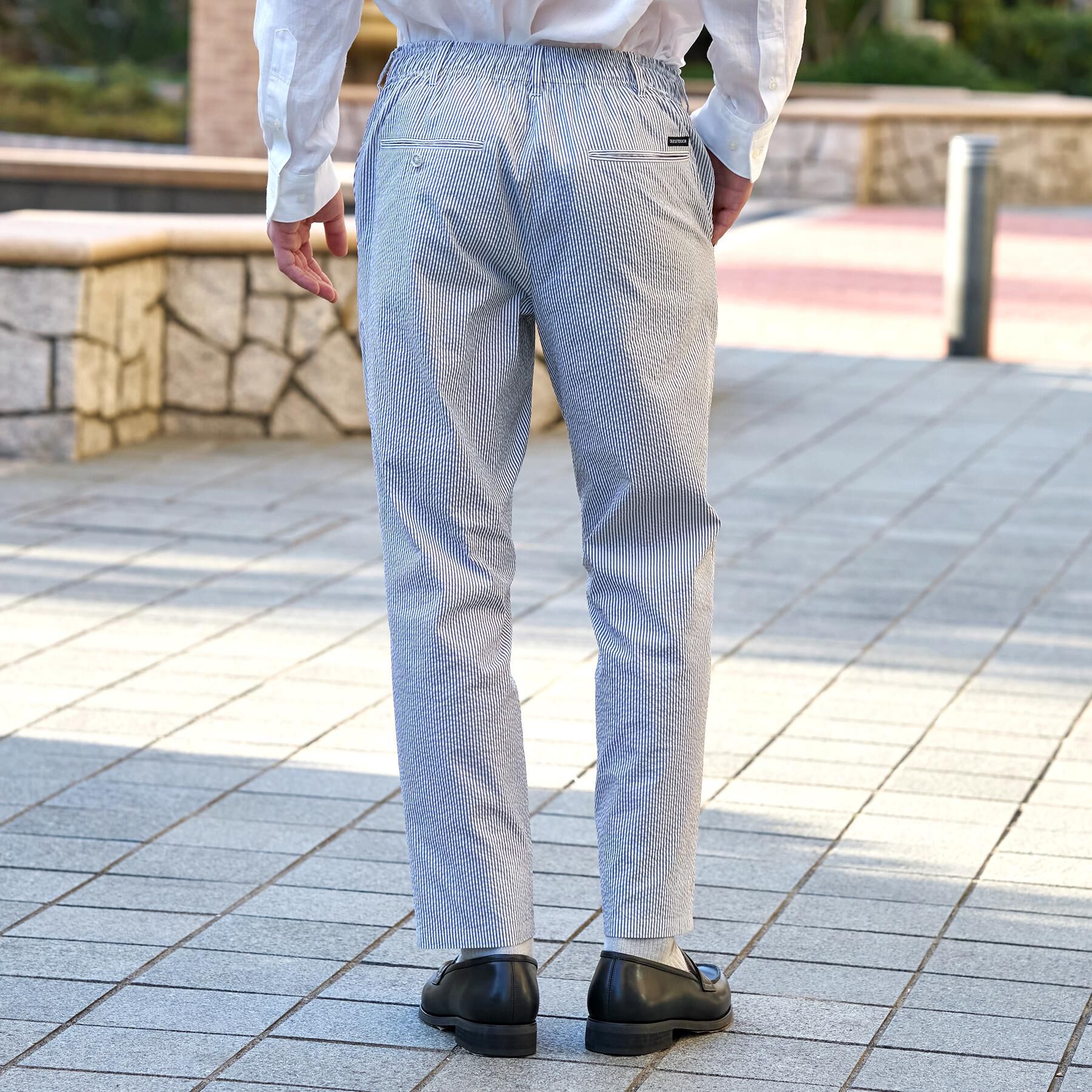 DRESSTERIOR「【吸湿速乾/セットアップ可】COOLMAX シアサッカー SET UP パンツ」|その他|