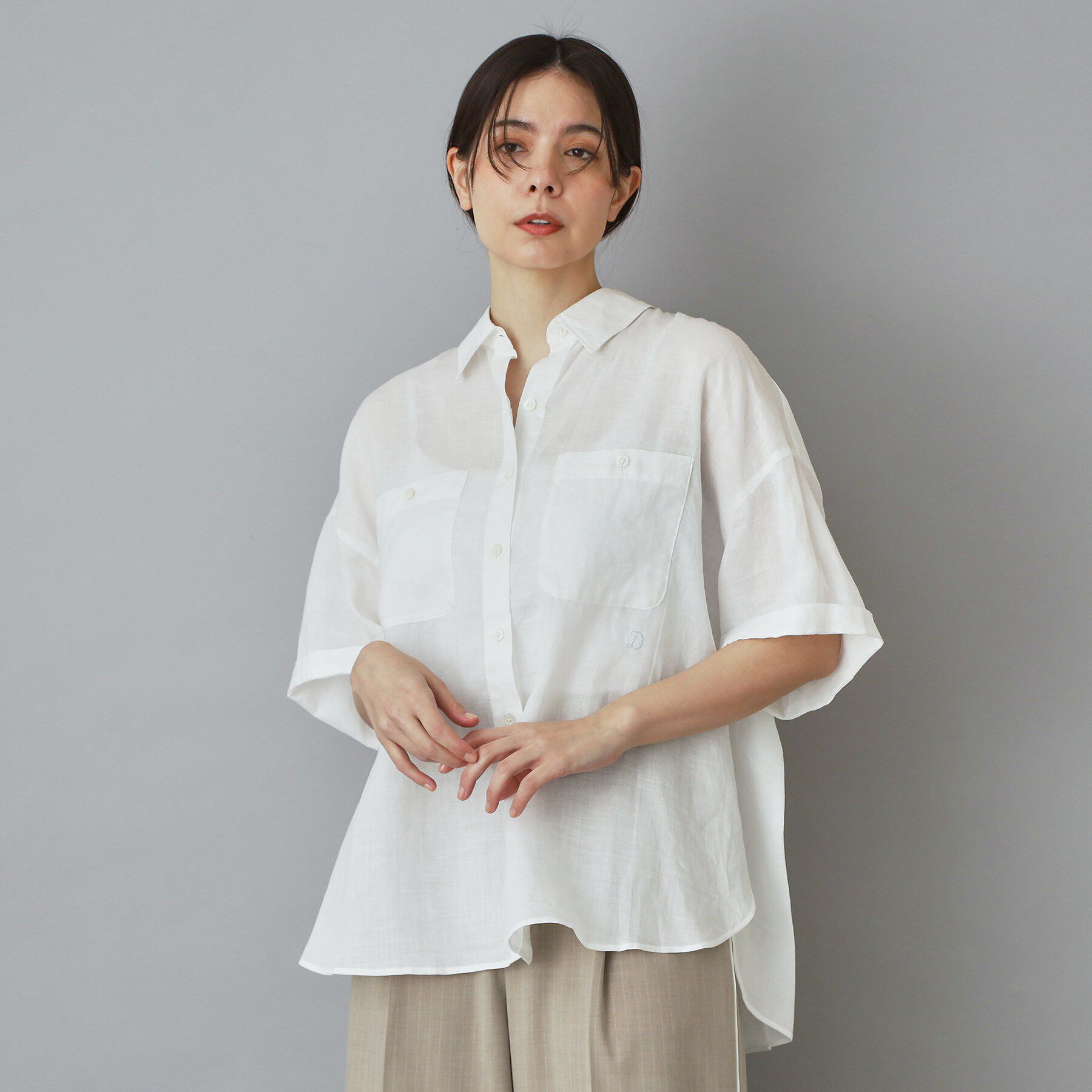 DRESSTERIOR「ピュアラミー シャツ」|シャツ・ブラウス|