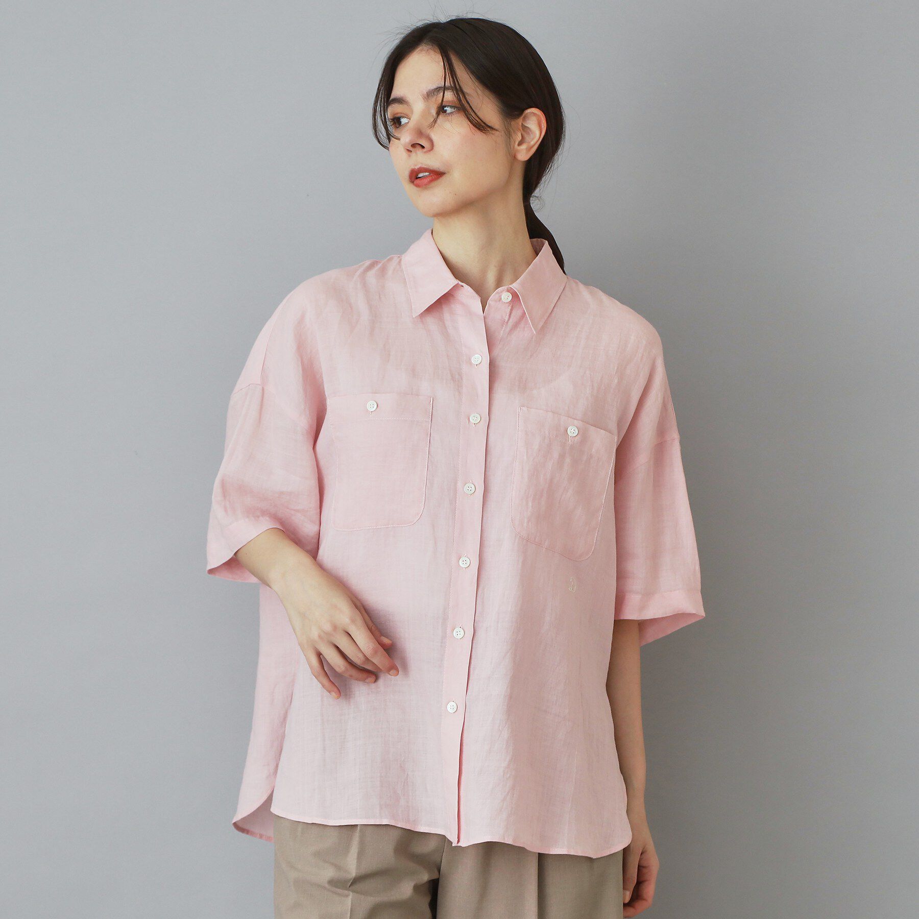 DRESSTERIOR「ピュアラミー シャツ」|シャツ・ブラウス|