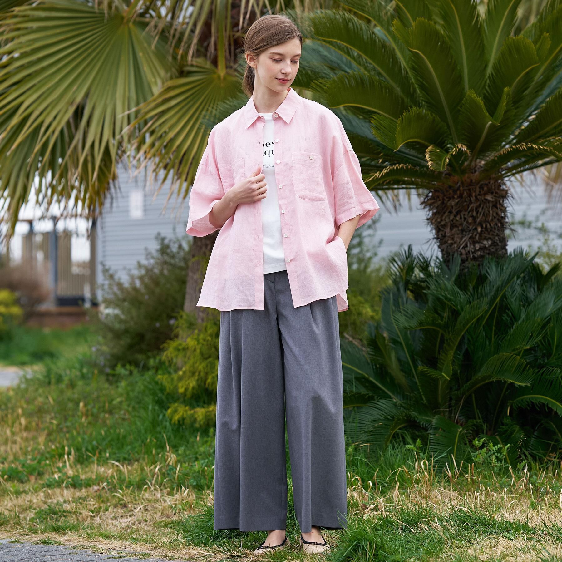 DRESSTERIOR「ピュアラミー シャツ」|シャツ・ブラウス|