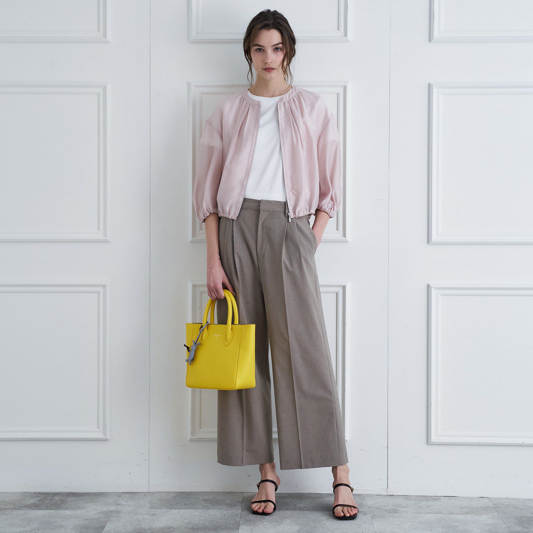 DRESSTERIOR「ウォッシャブル シアーショートブルゾン」|ブルゾン・スタジャン|