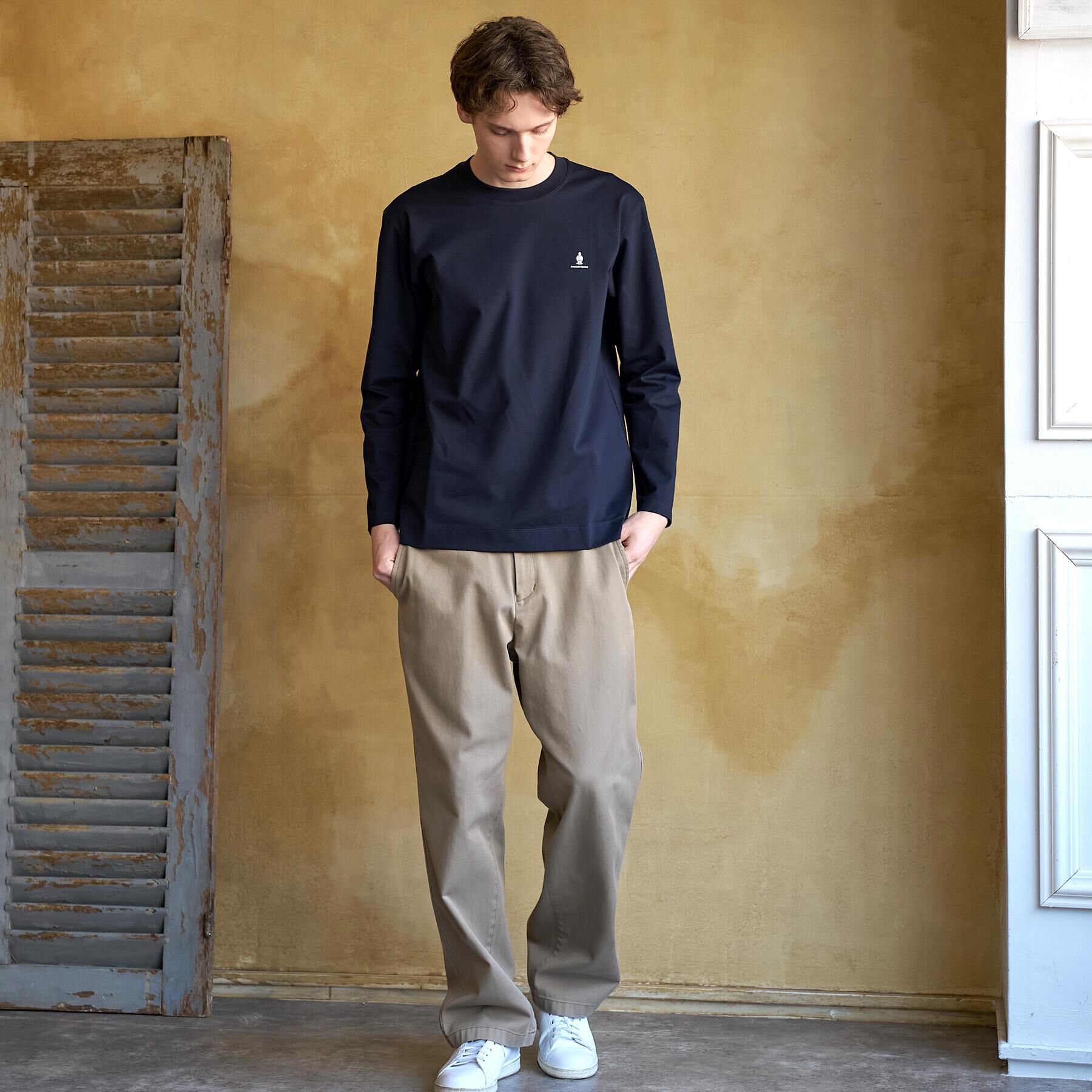 DRESSTERIOR「【接触冷感/UVカット/抗菌防臭/しわ防止】クールデオドラント ロングTシャツ」|Tシャツ・カットソー|