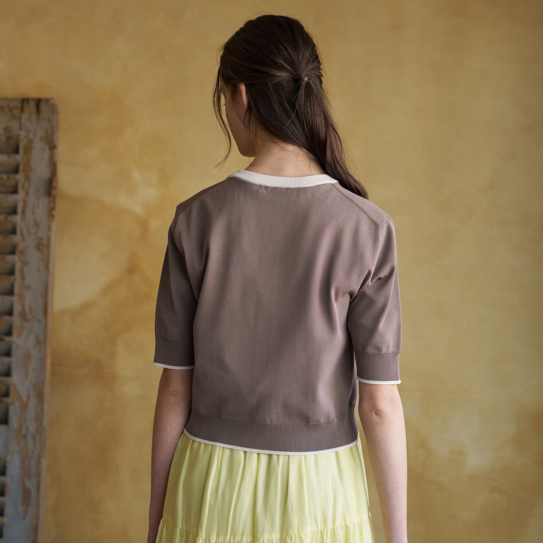 DRESSTERIOR「【otonaMUSE5月号掲載/UVカット/ウォッシャブル】クールタッチ コンビ カーディガン」|カーディガン|