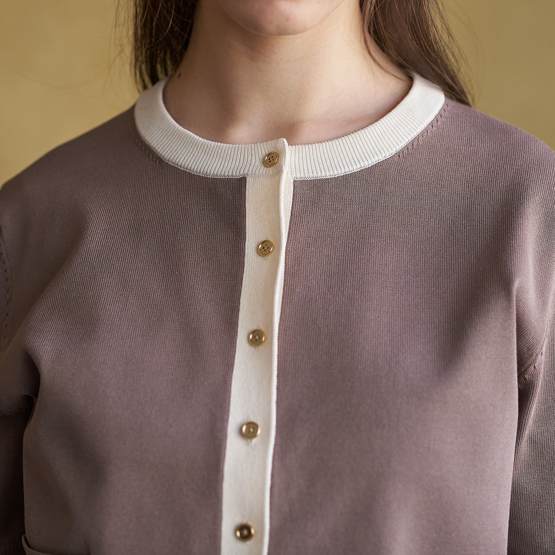 DRESSTERIOR「【otonaMUSE5月号掲載/UVカット/ウォッシャブル】クールタッチ コンビ カーディガン」|カーディガン|