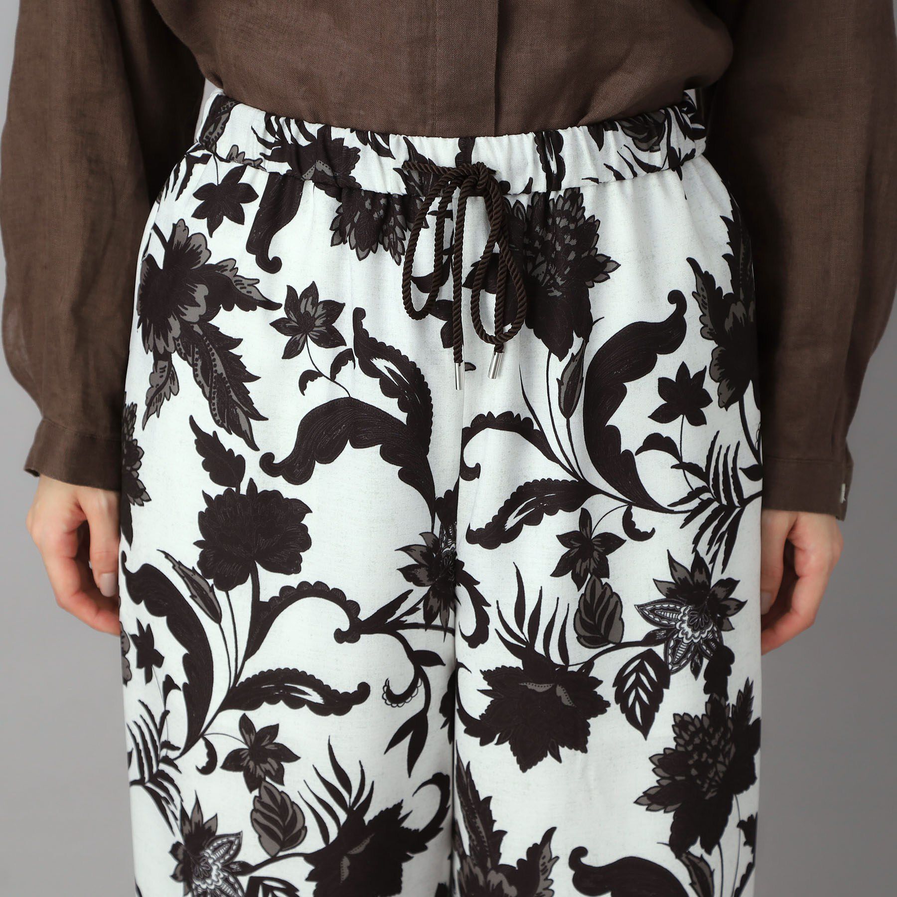 DRESSTERIOR「ボタニカルプリント イージーワイドパンツ」|その他|