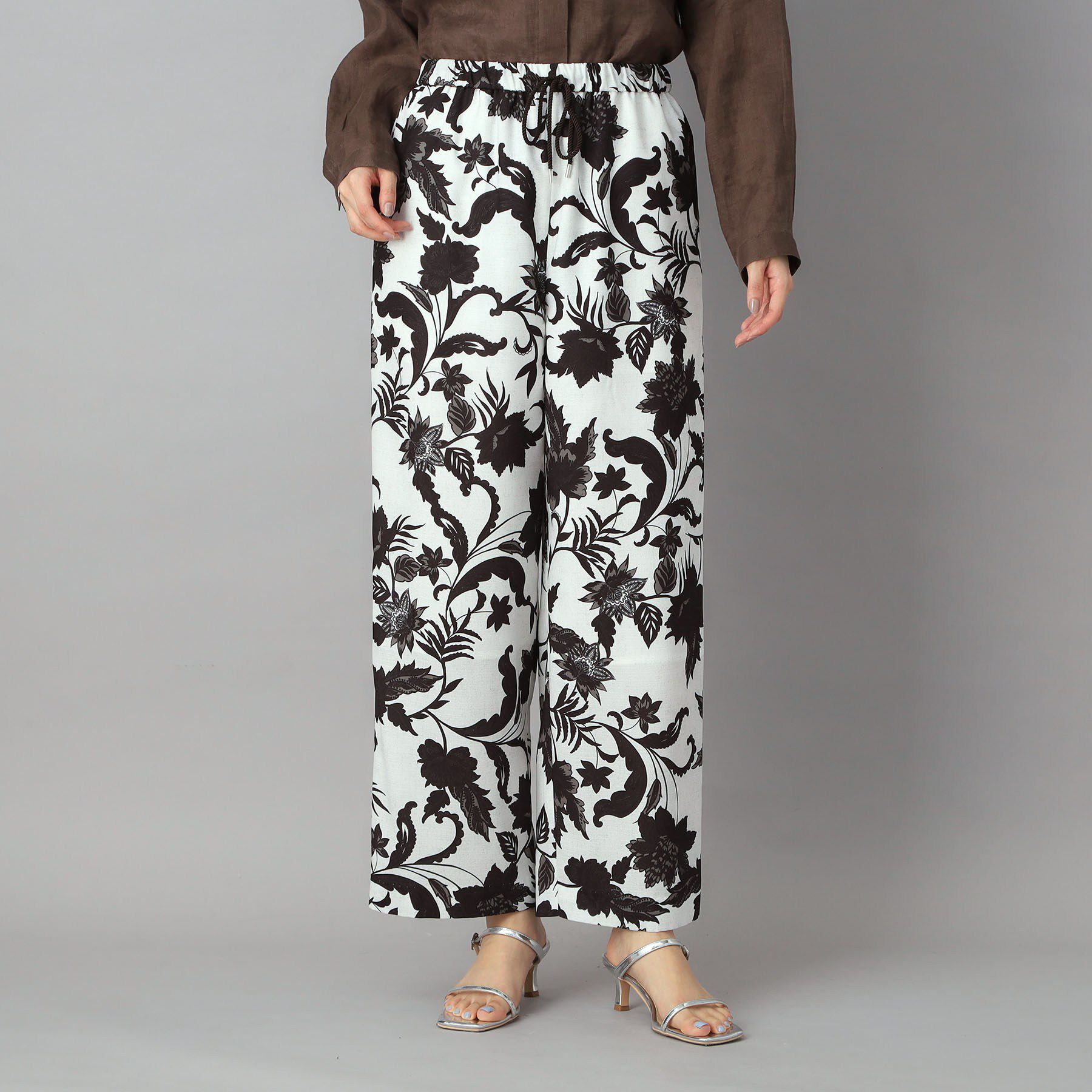 DRESSTERIOR「ボタニカルプリント イージーワイドパンツ」|その他|