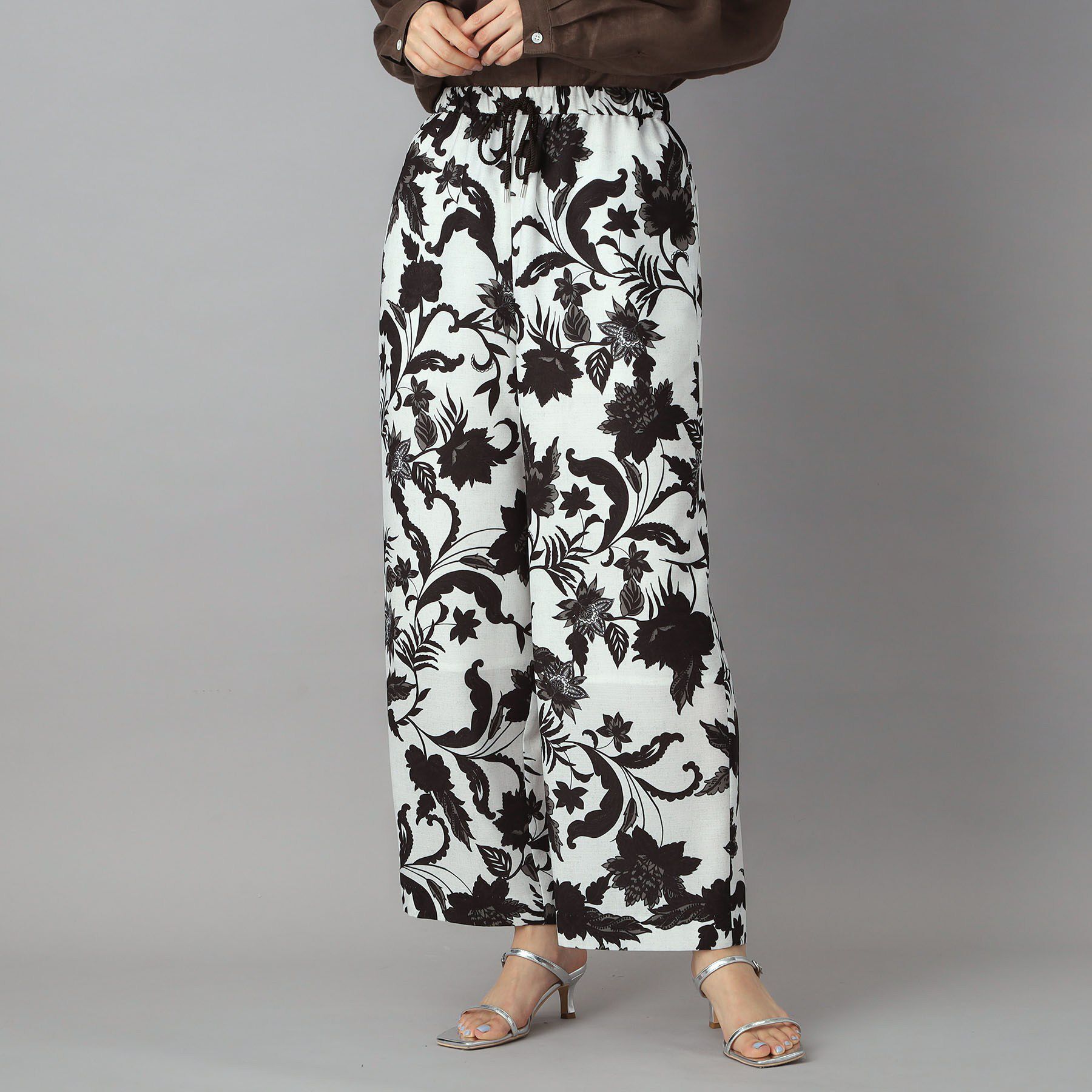 DRESSTERIOR「ボタニカルプリント イージーワイドパンツ」|その他|