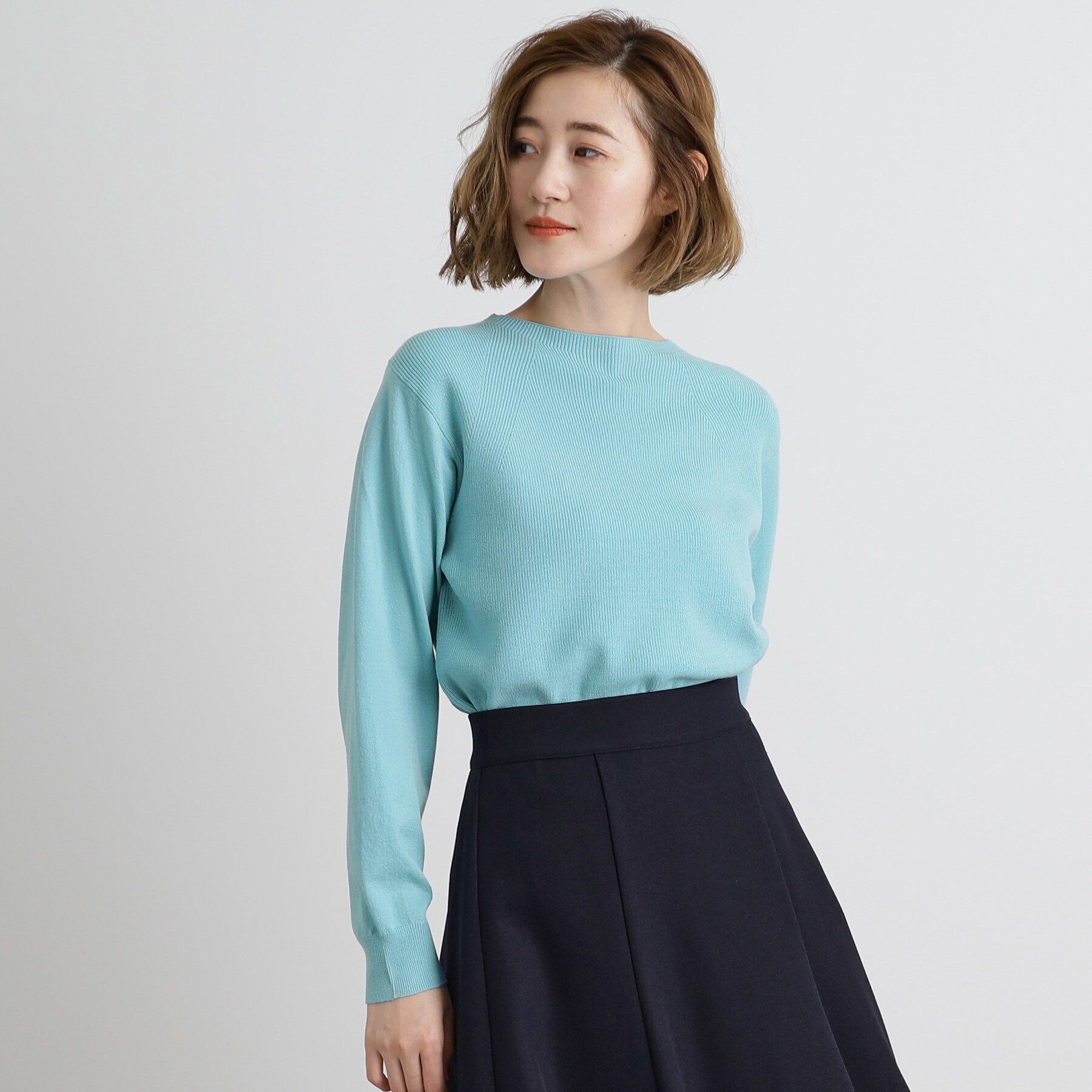 grove「【洗える】毛玉軽減ニットプルオーバー」|ニット・セーター|