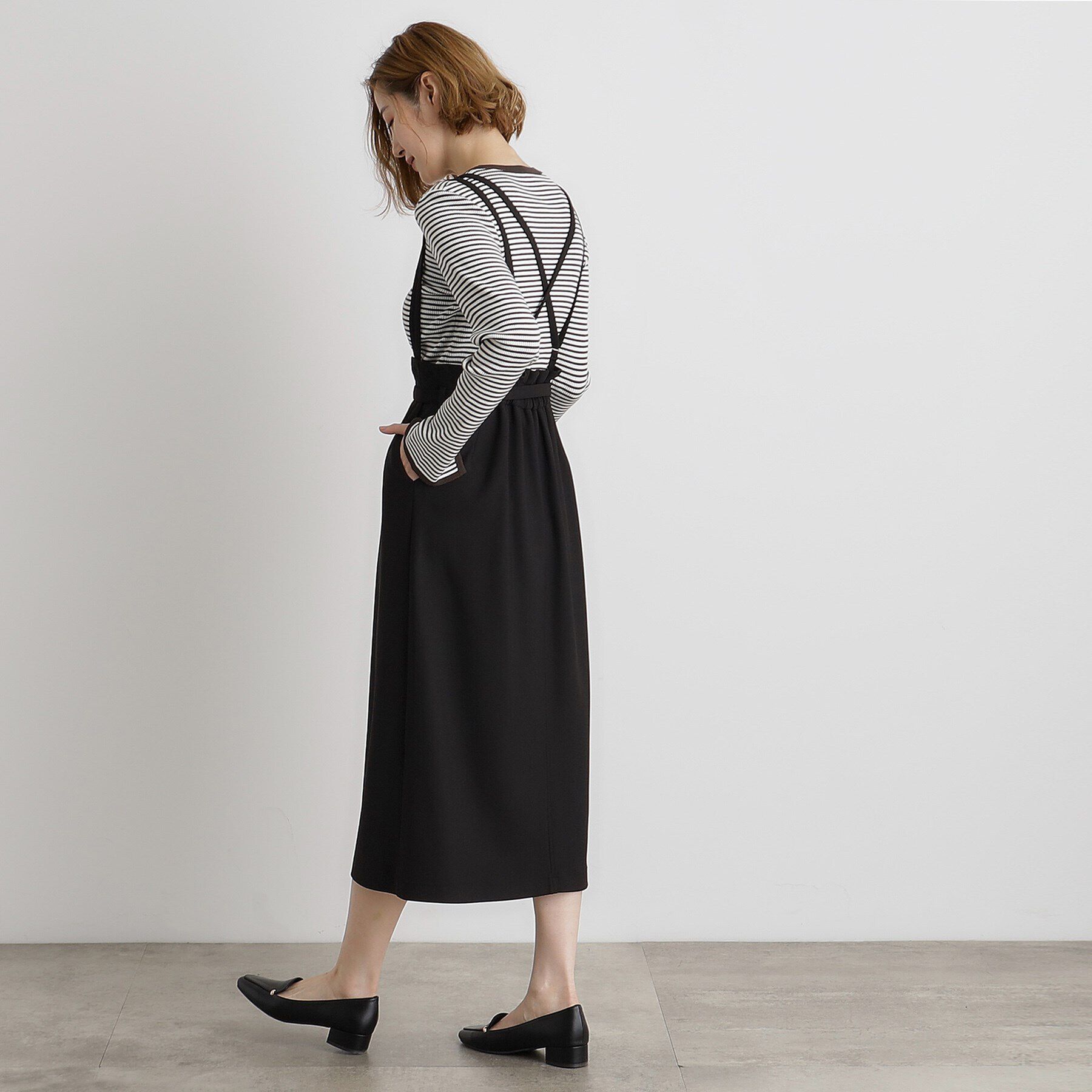 grove「取り外しストラップ付ナロースカート」|スカート|