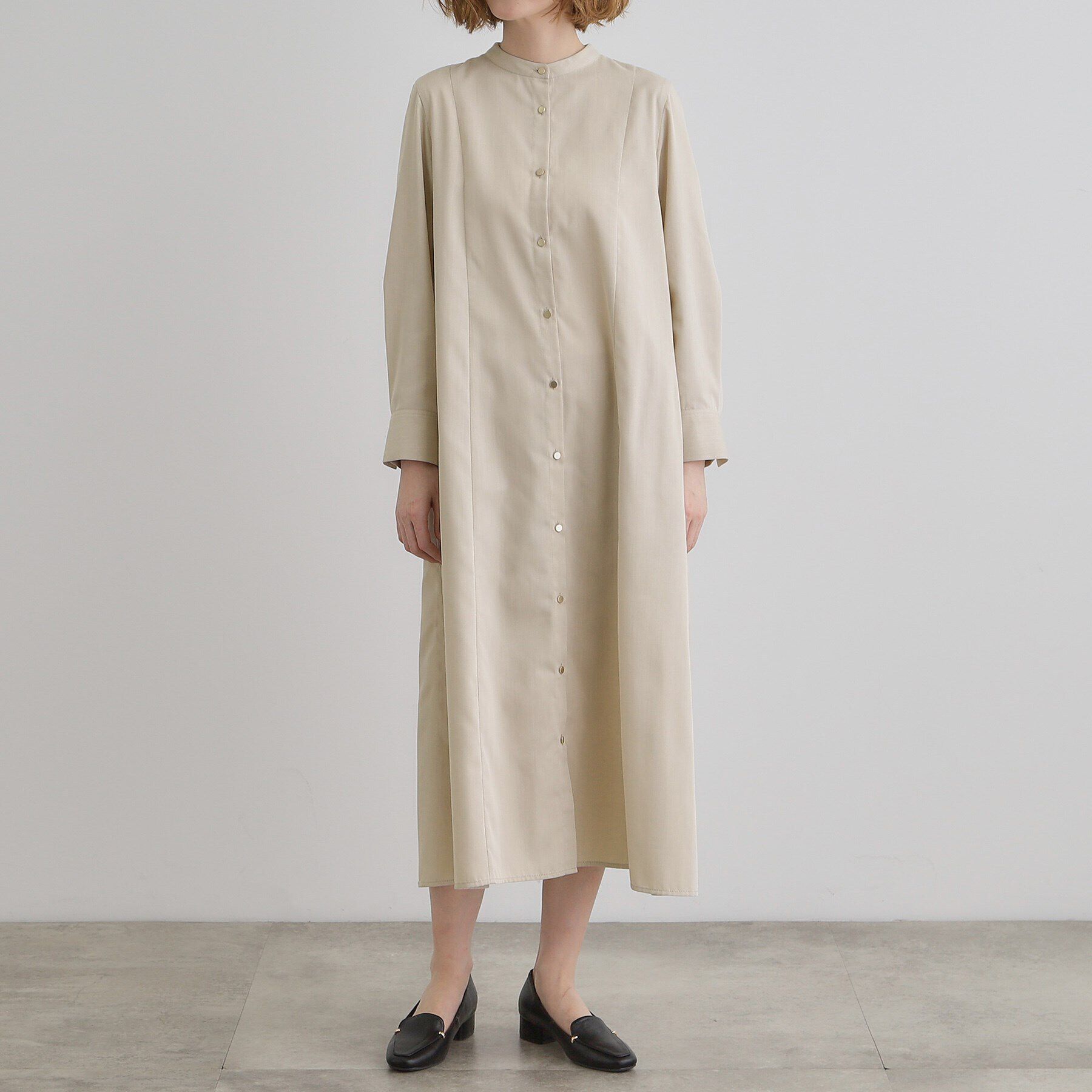 grove「バックプリーツシャツワンピース」|ワンピース|