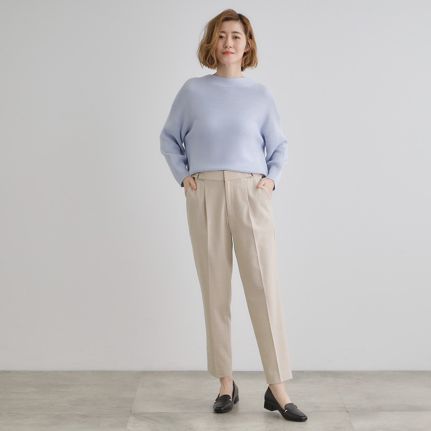 grove「【洗濯機で洗える】2WAYストレッチテーパードパンツ」|その他|