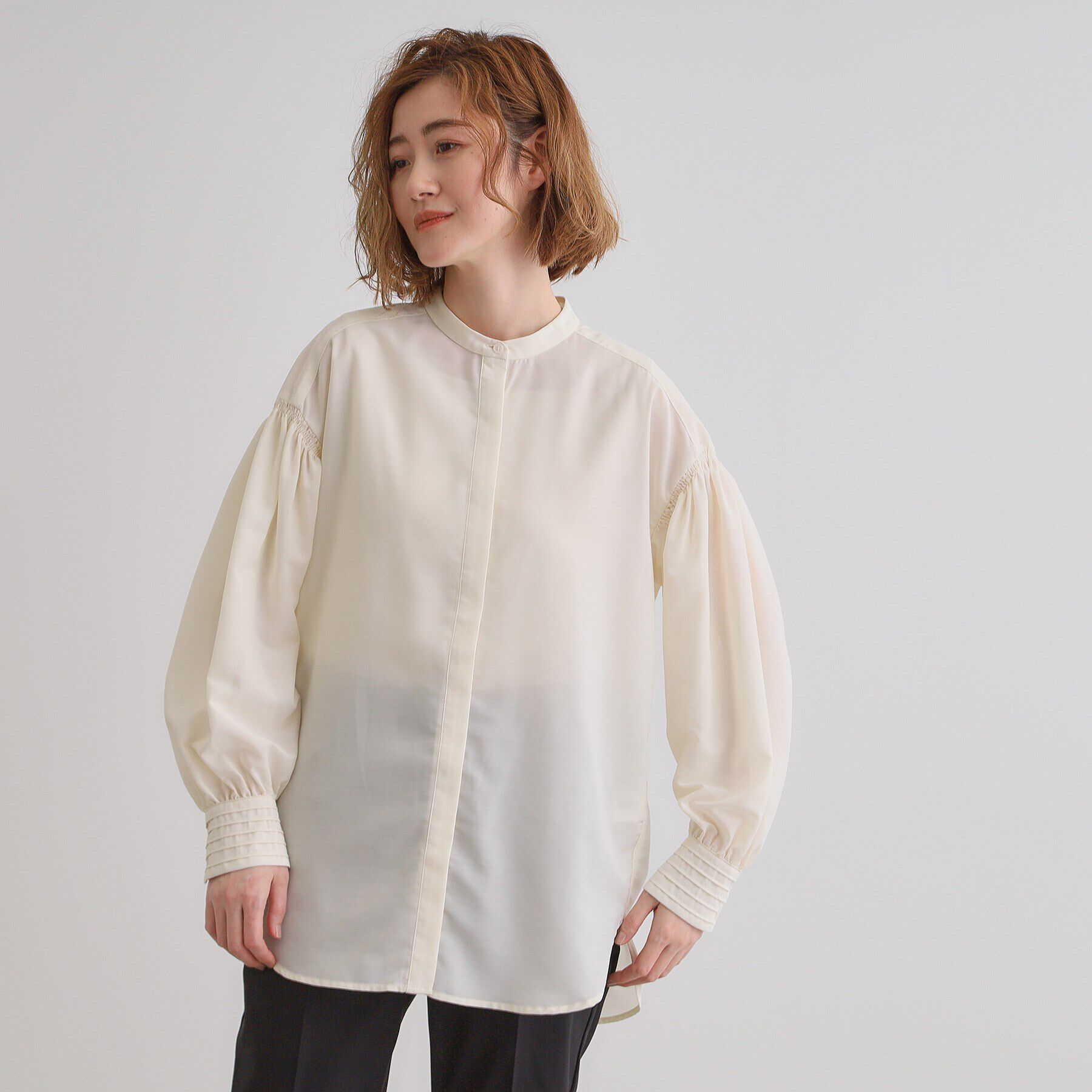 grove「2WAYシアーボウタイブラウス」|シャツ・ブラウス|