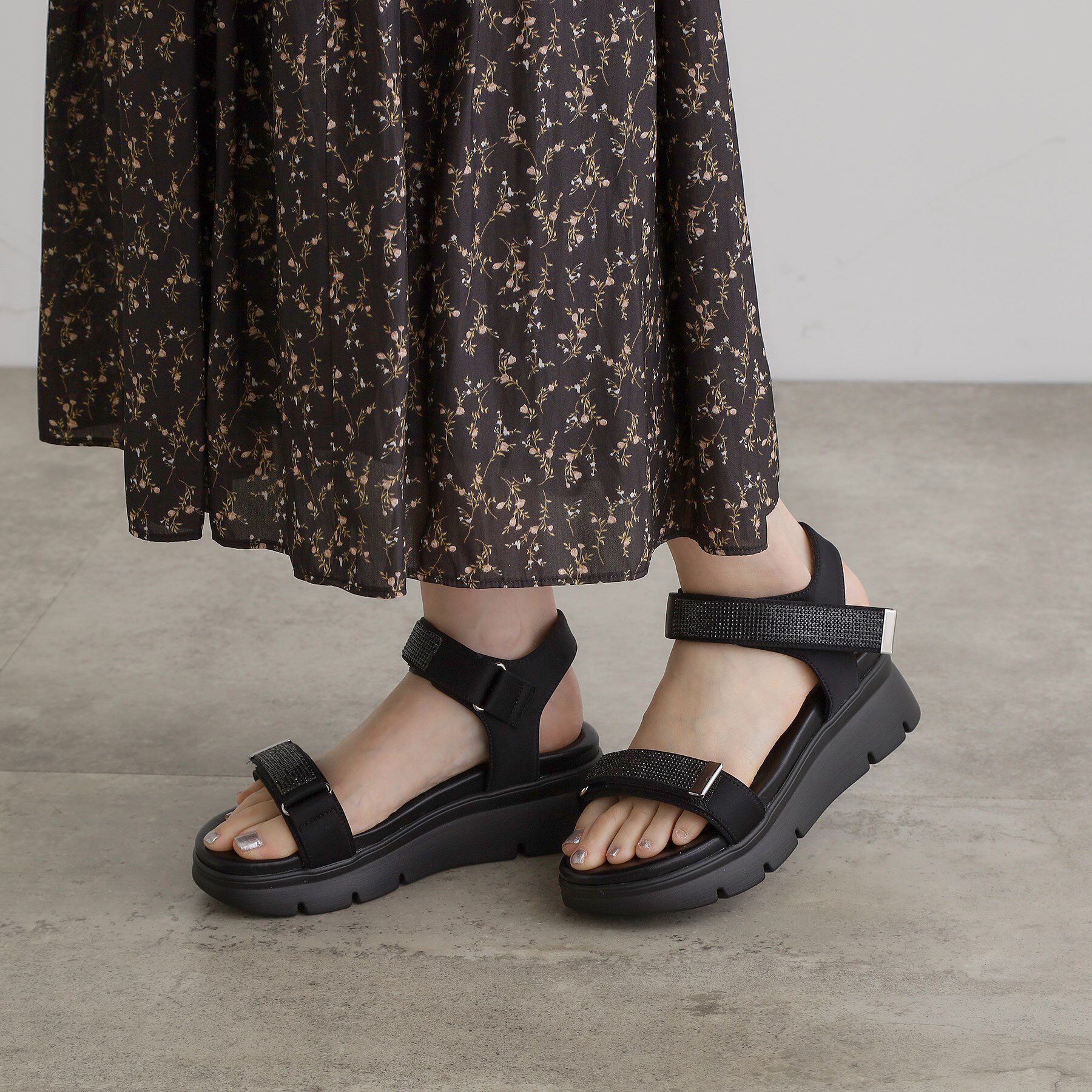 grove「【人間工学】ベルトフッドベッドサンダル」|サンダル|