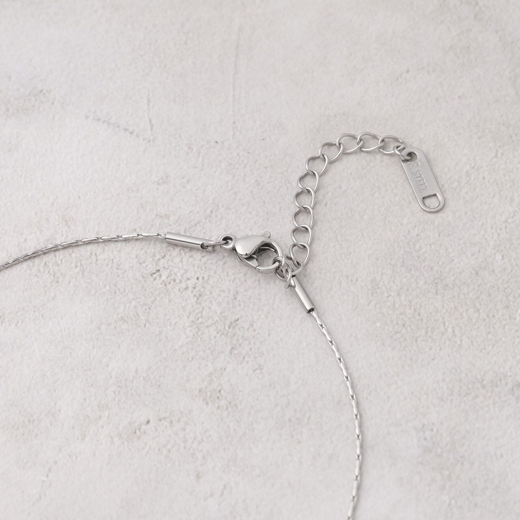 grove「【ステンレス】メタル通しネックレス」|ネックレス|